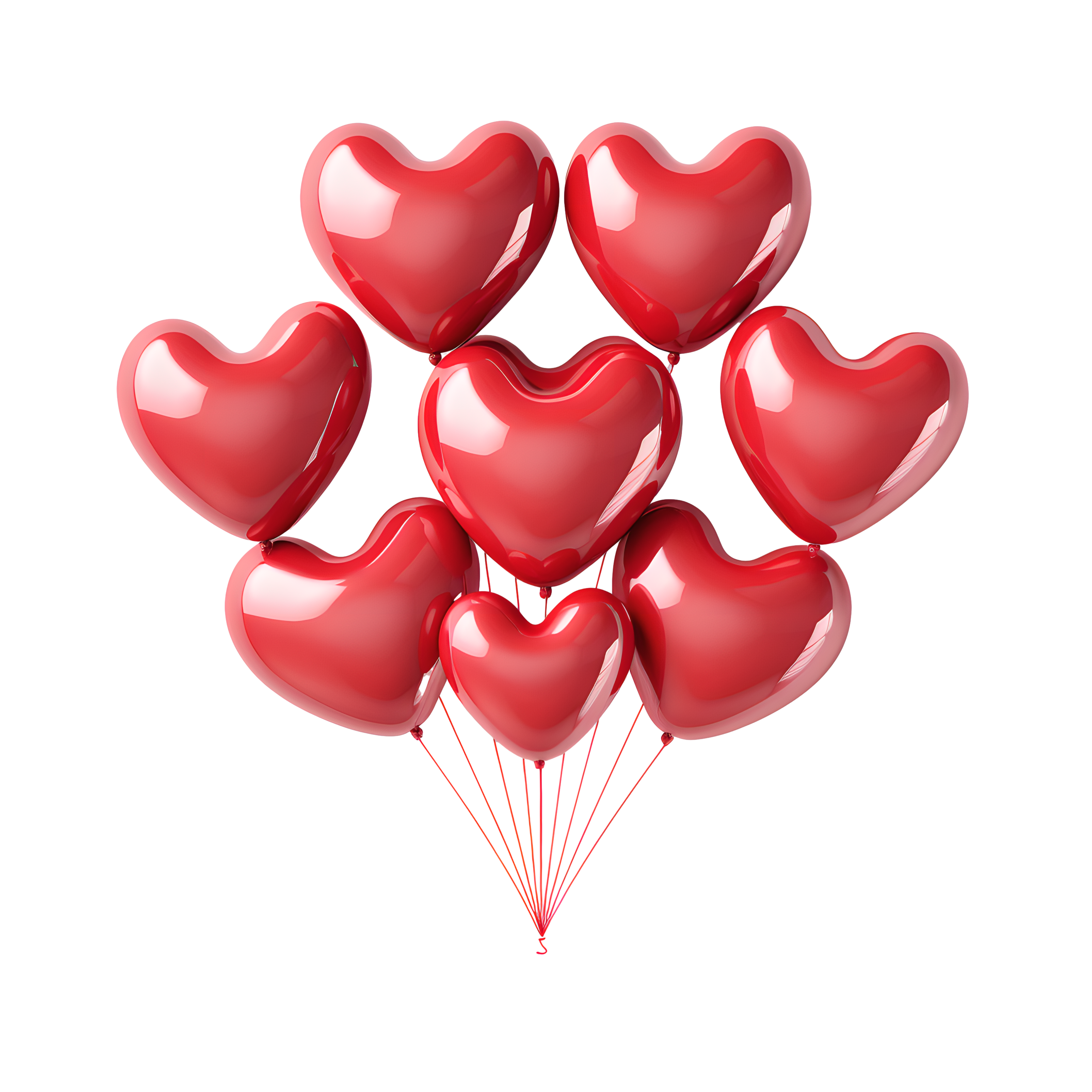 3D Heart-Shaped Balloon Commercial Creative Design Material