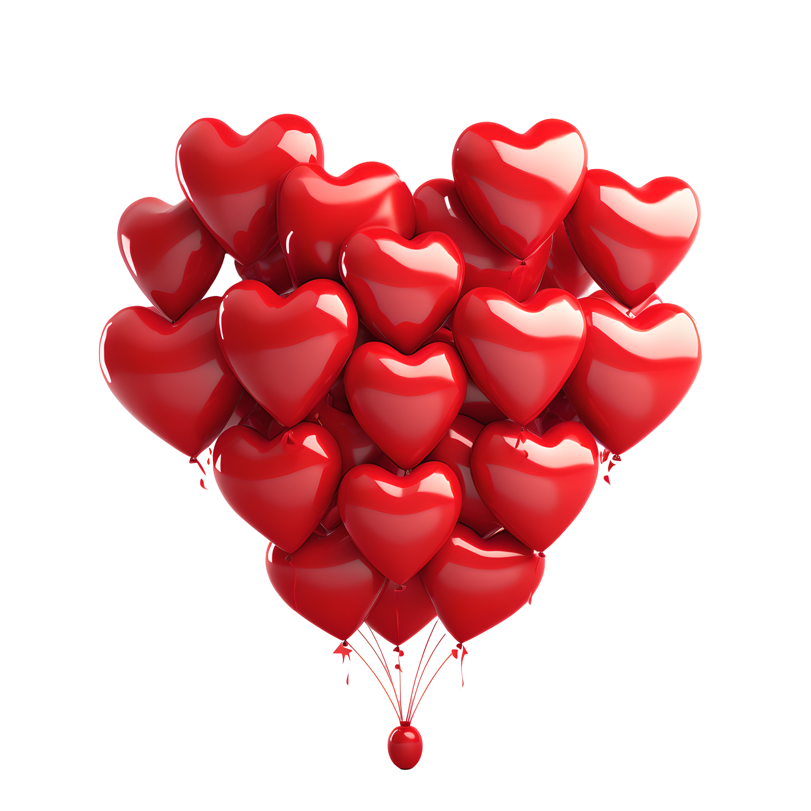 3D Heart-shaped Balloon Commercial Material