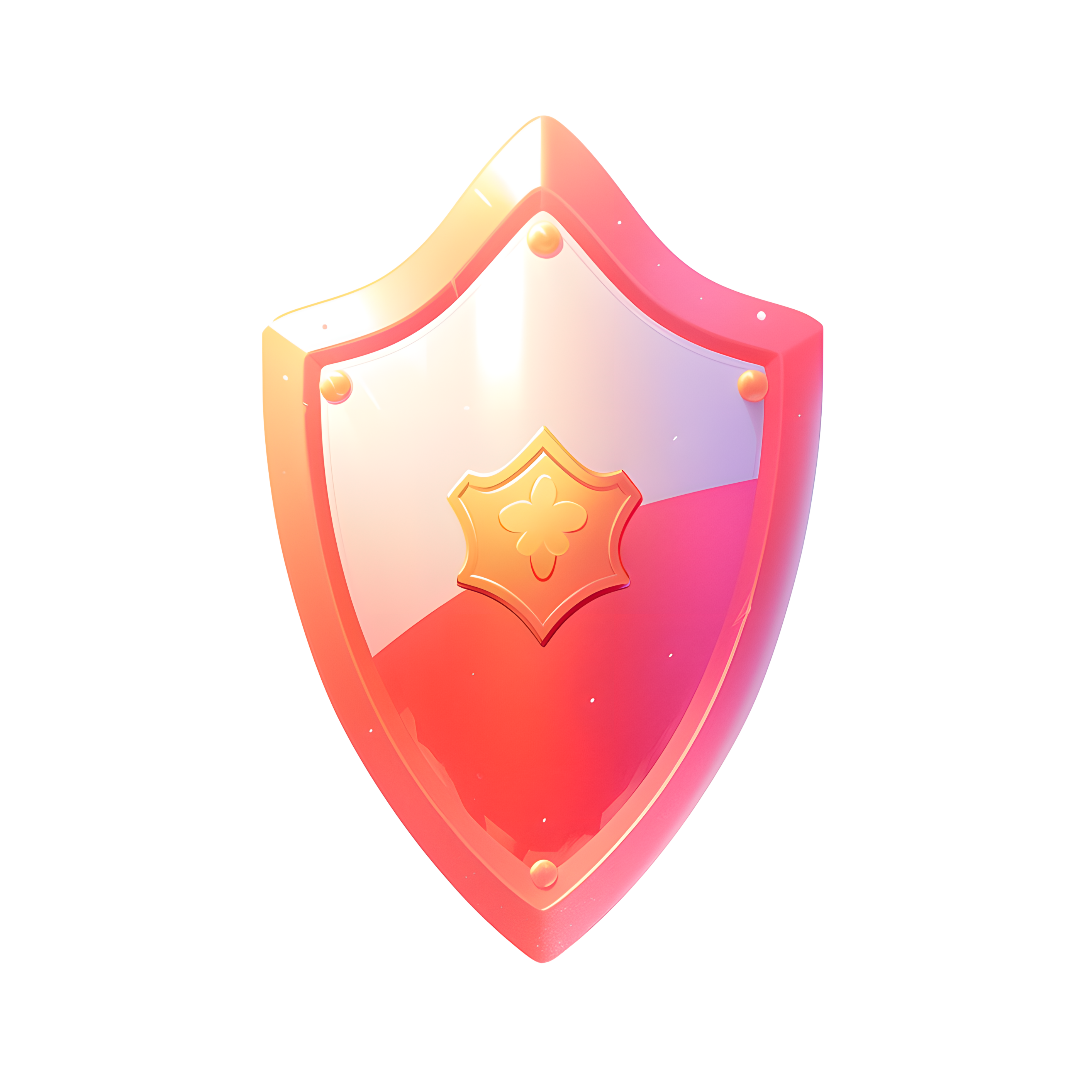 3D shield design element material
