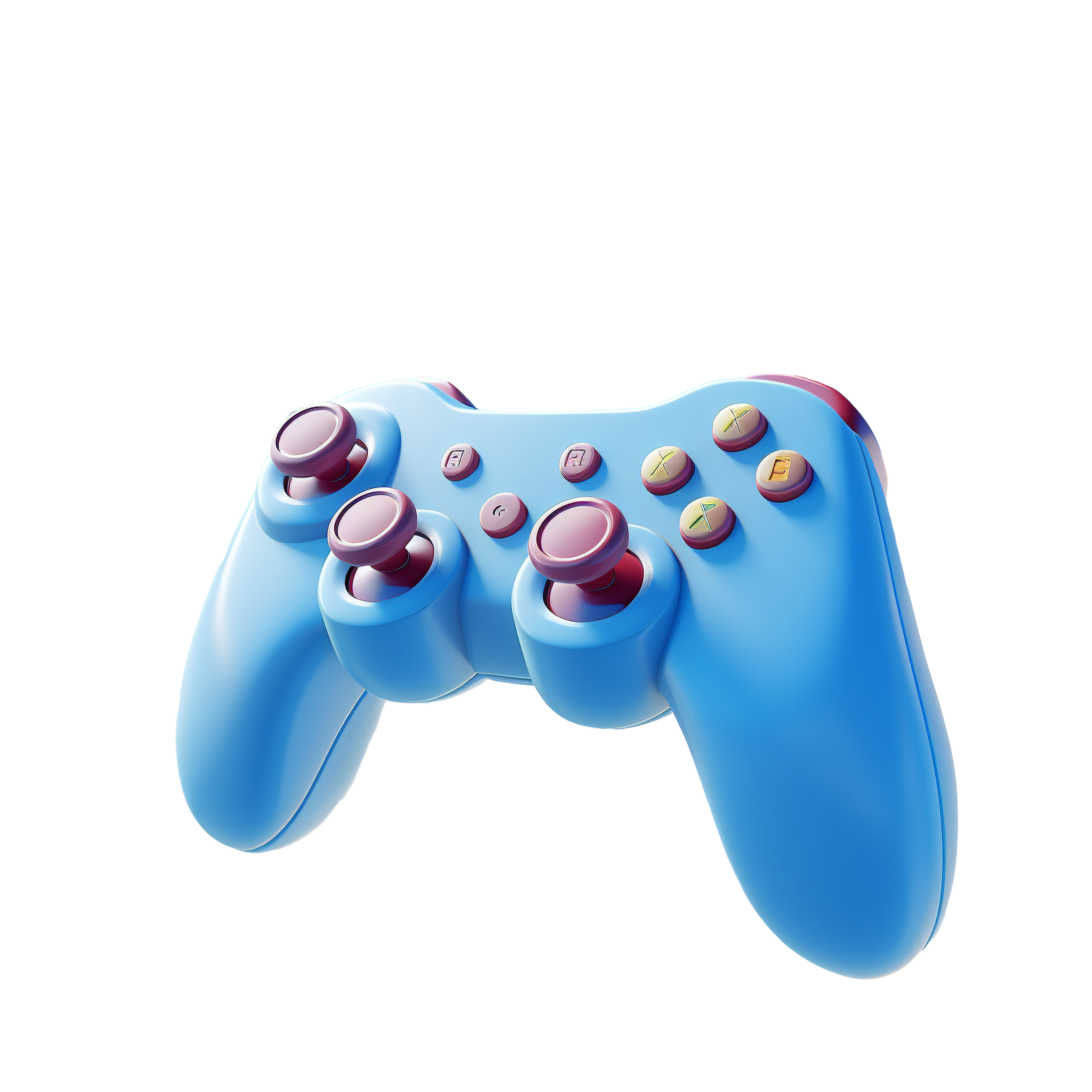 HD illustration of a 3D game controller