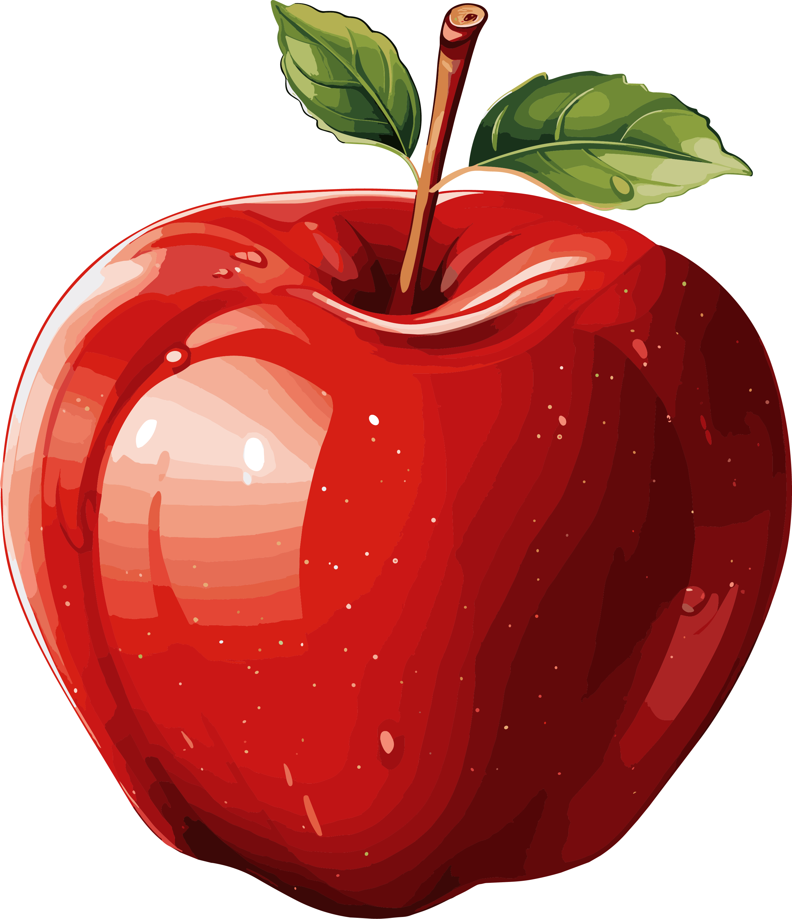 Apple pattern illustration design