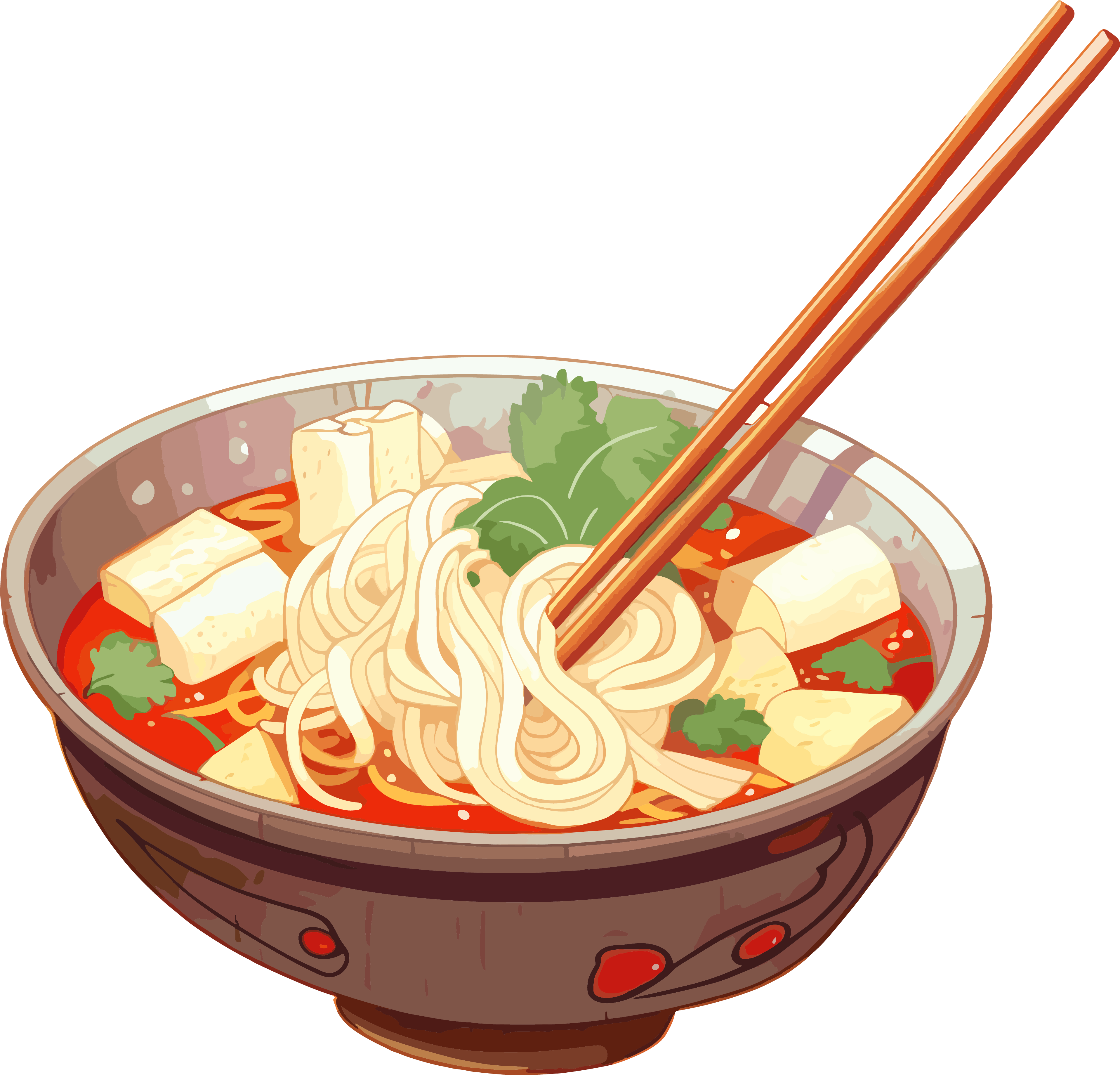 Snail Noodle Commercial Illustration Design