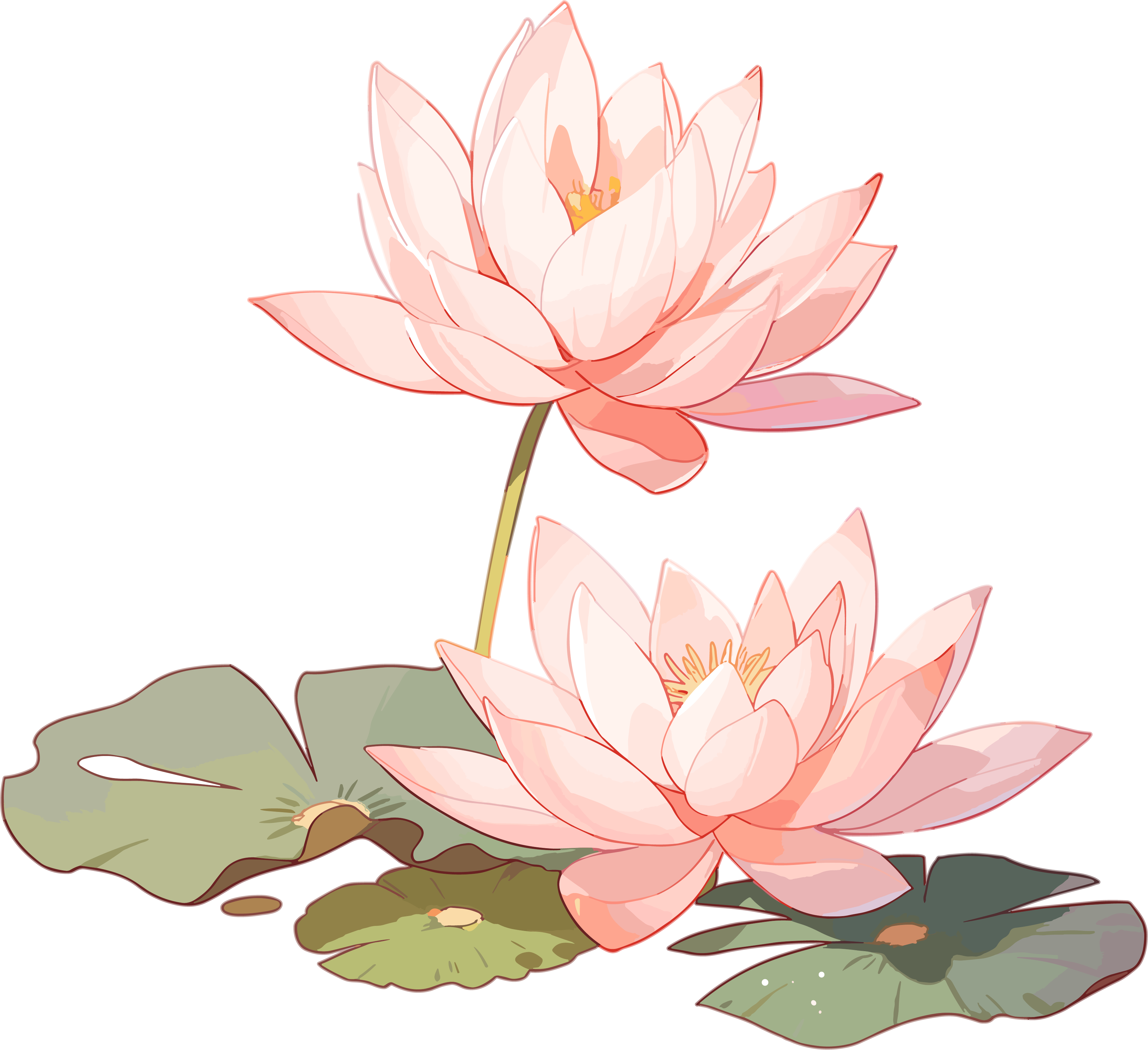 Lotus HD graphic design elements