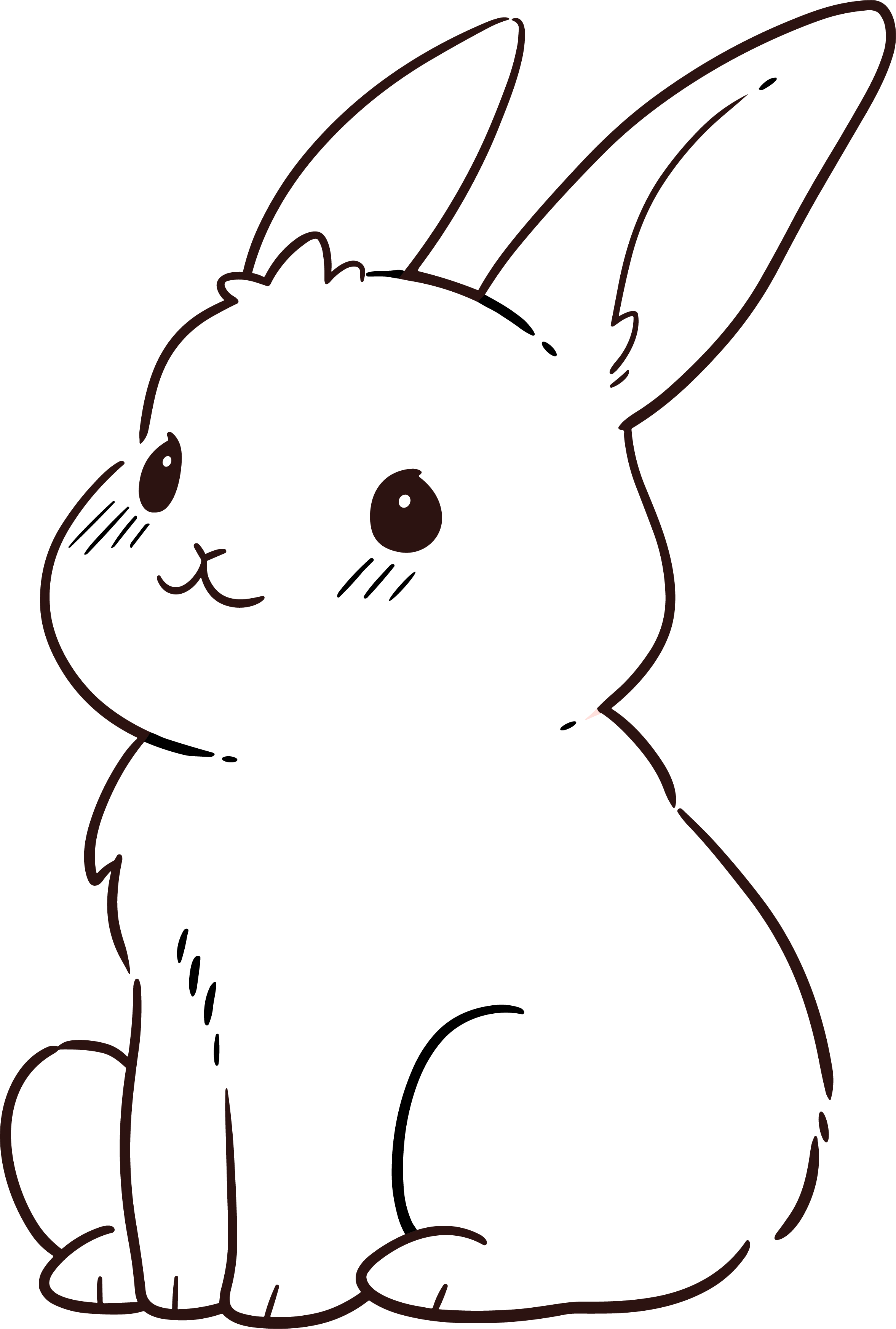 Rabbit doodle