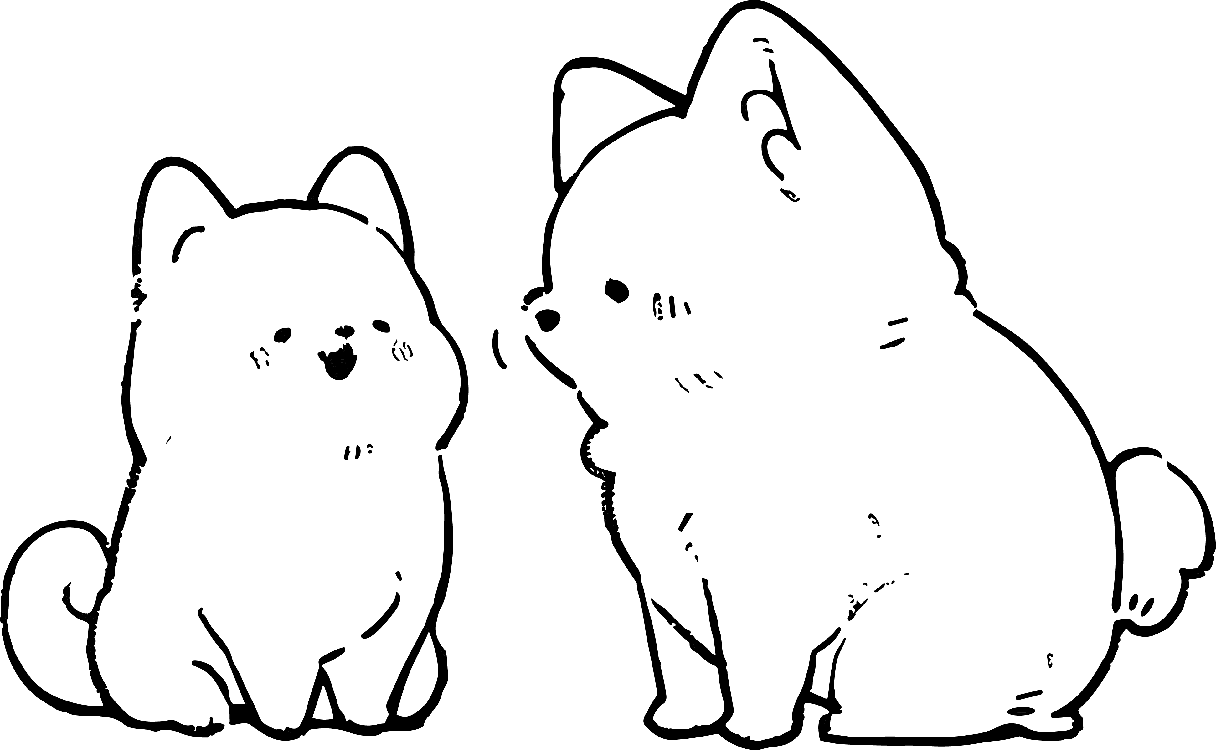Collection of Simple Line Drawings for Preschoolers