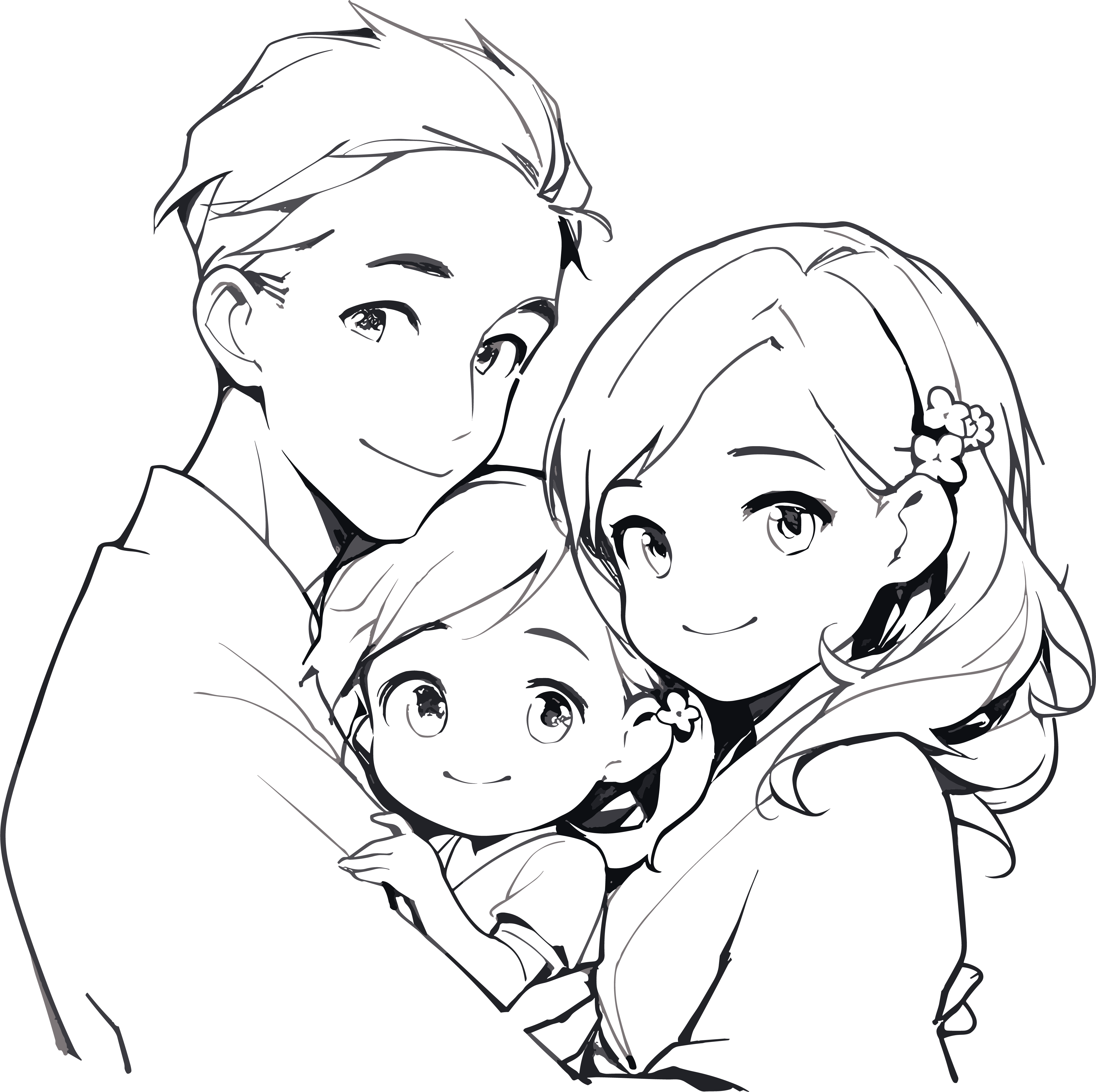 Family Portrait Sketch