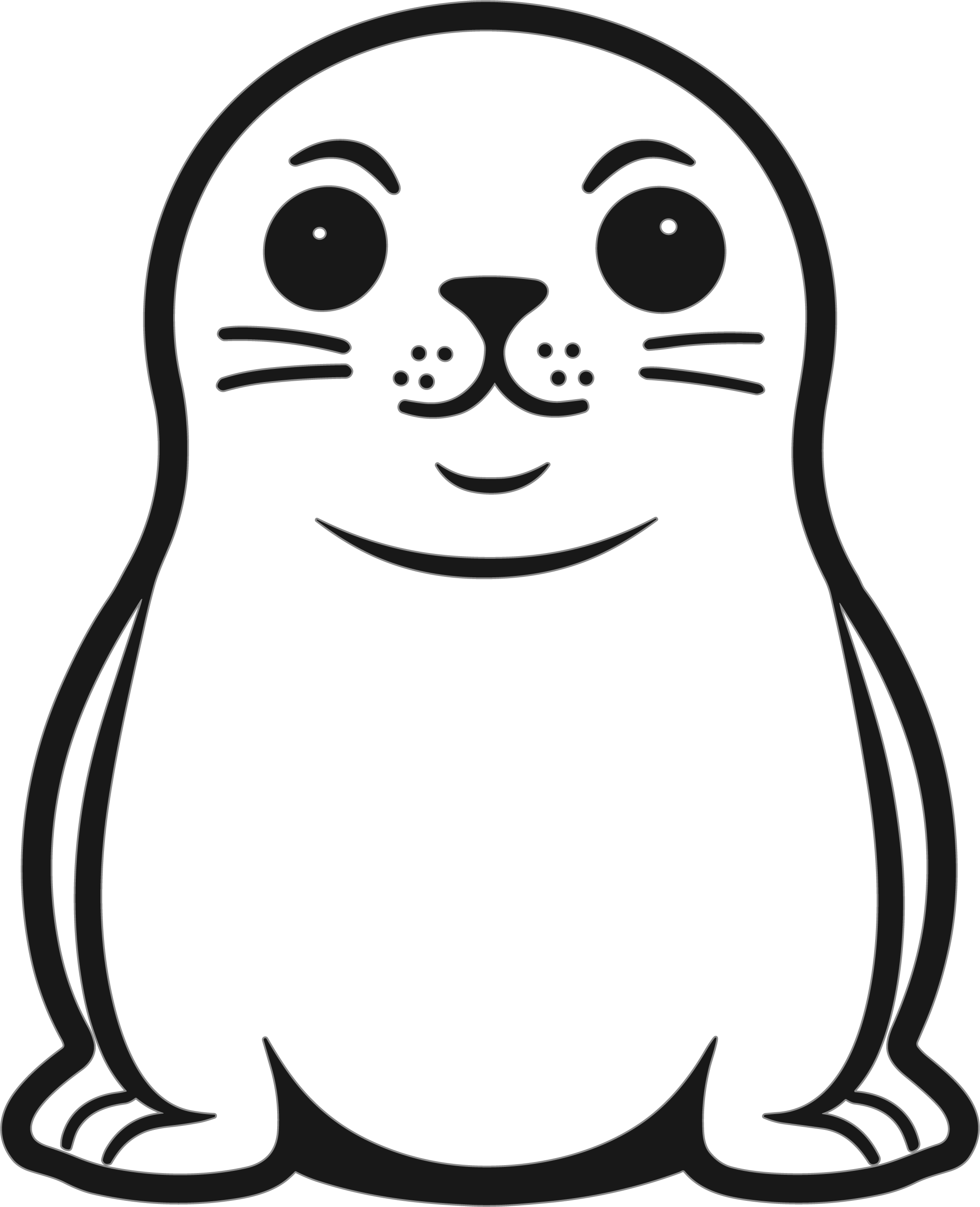 Simple Line Drawing Animals