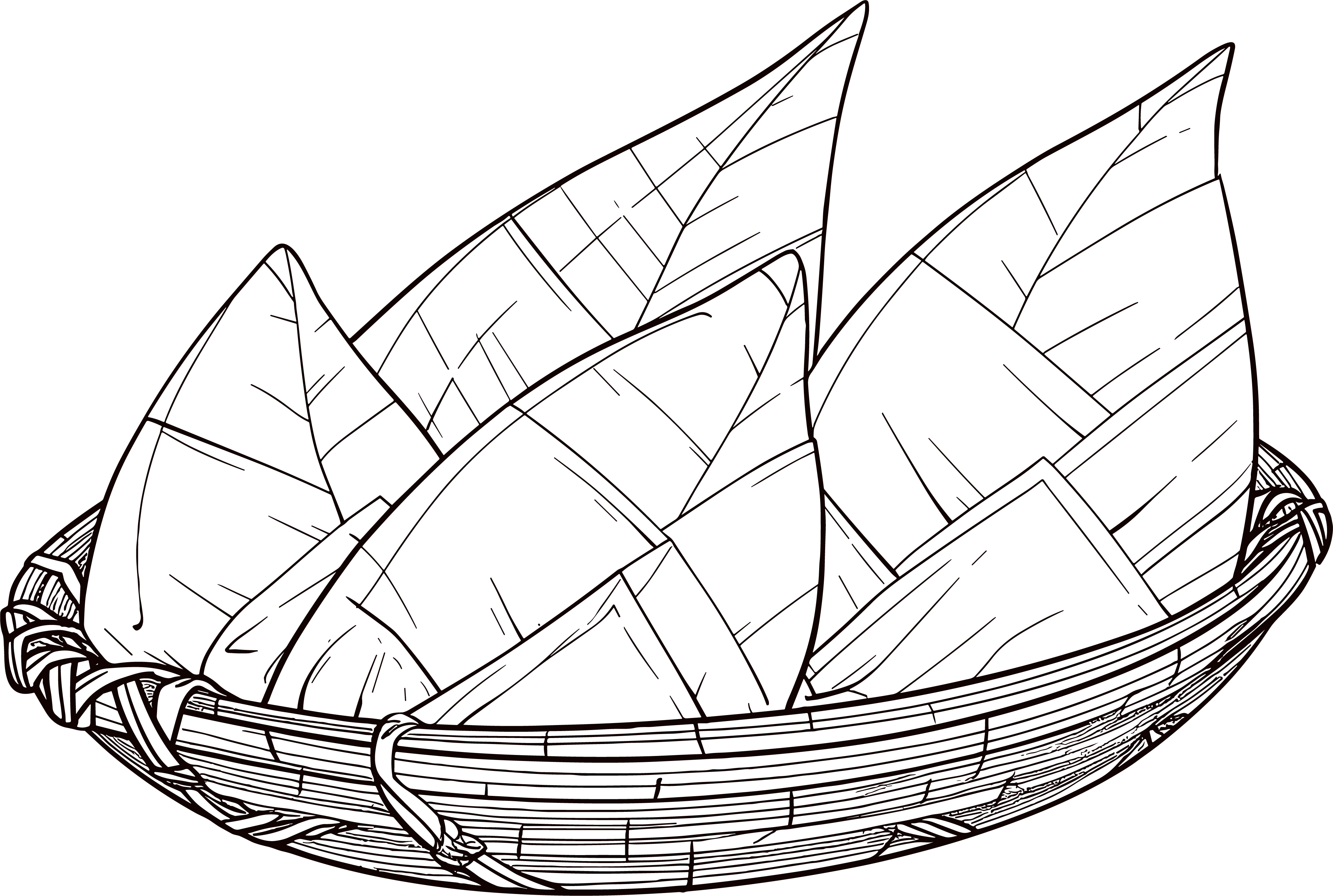 Children's Dragon Boat Festival Drawing Simple Sketch