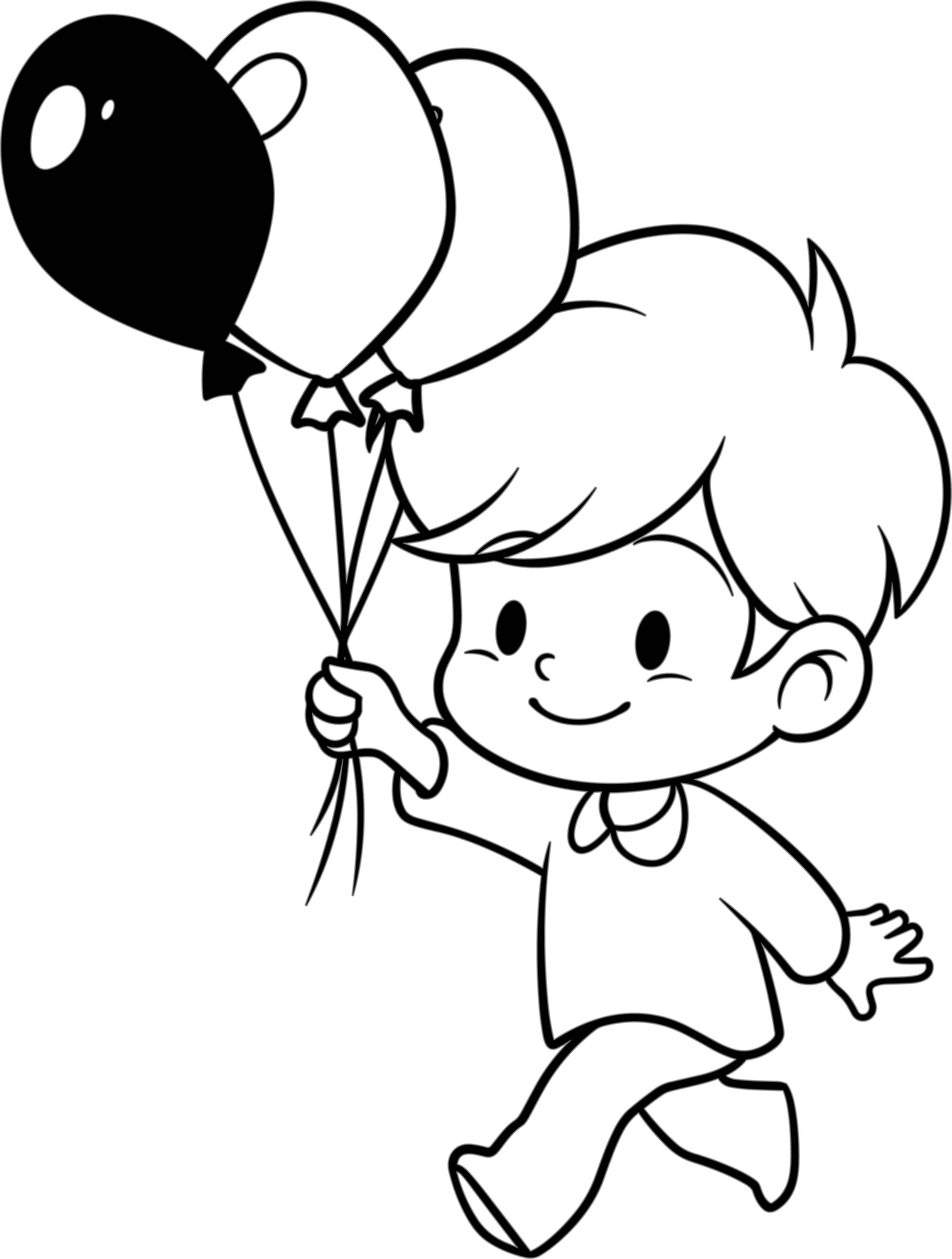 Simple drawings themed around Children's Day