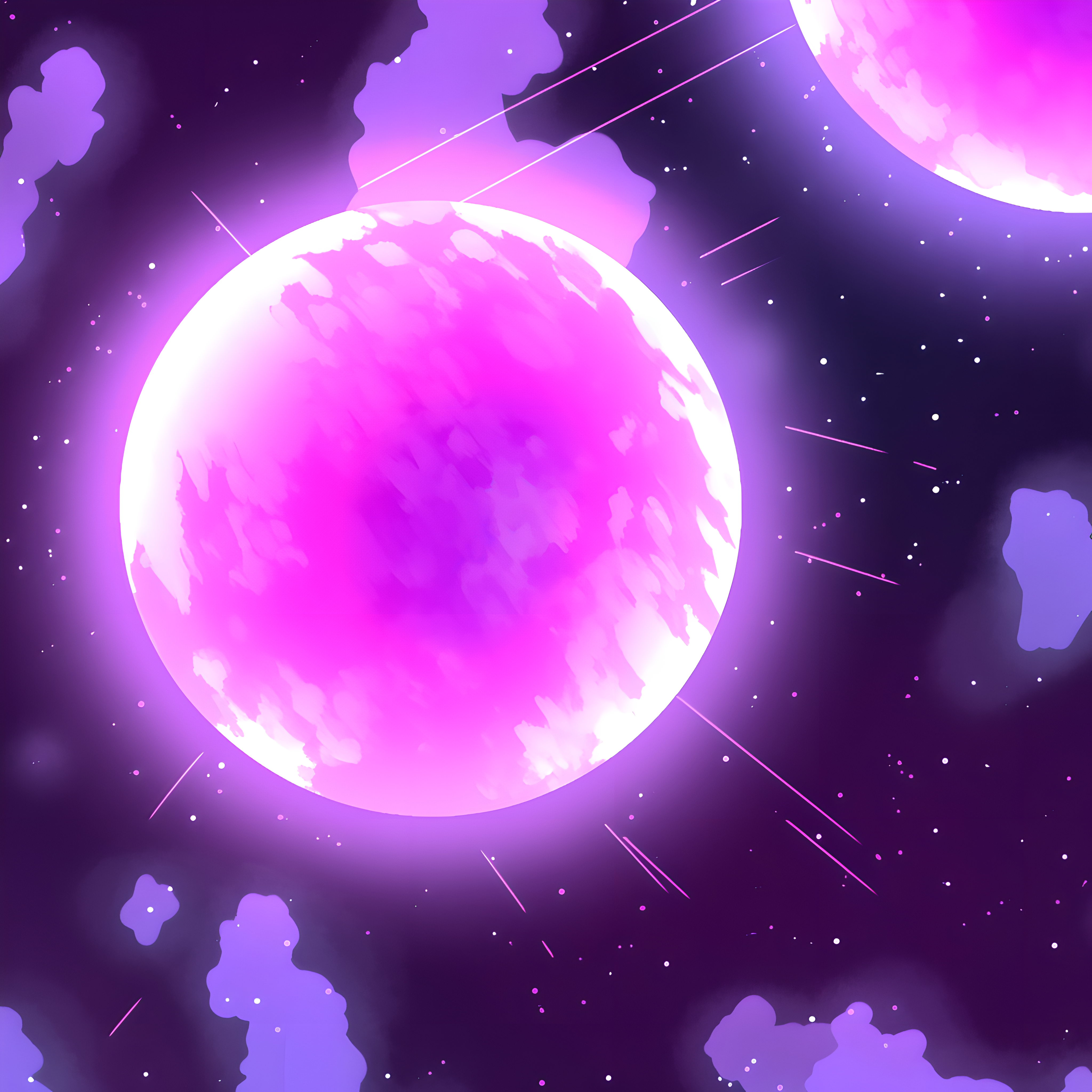 Science fiction background graphic materials