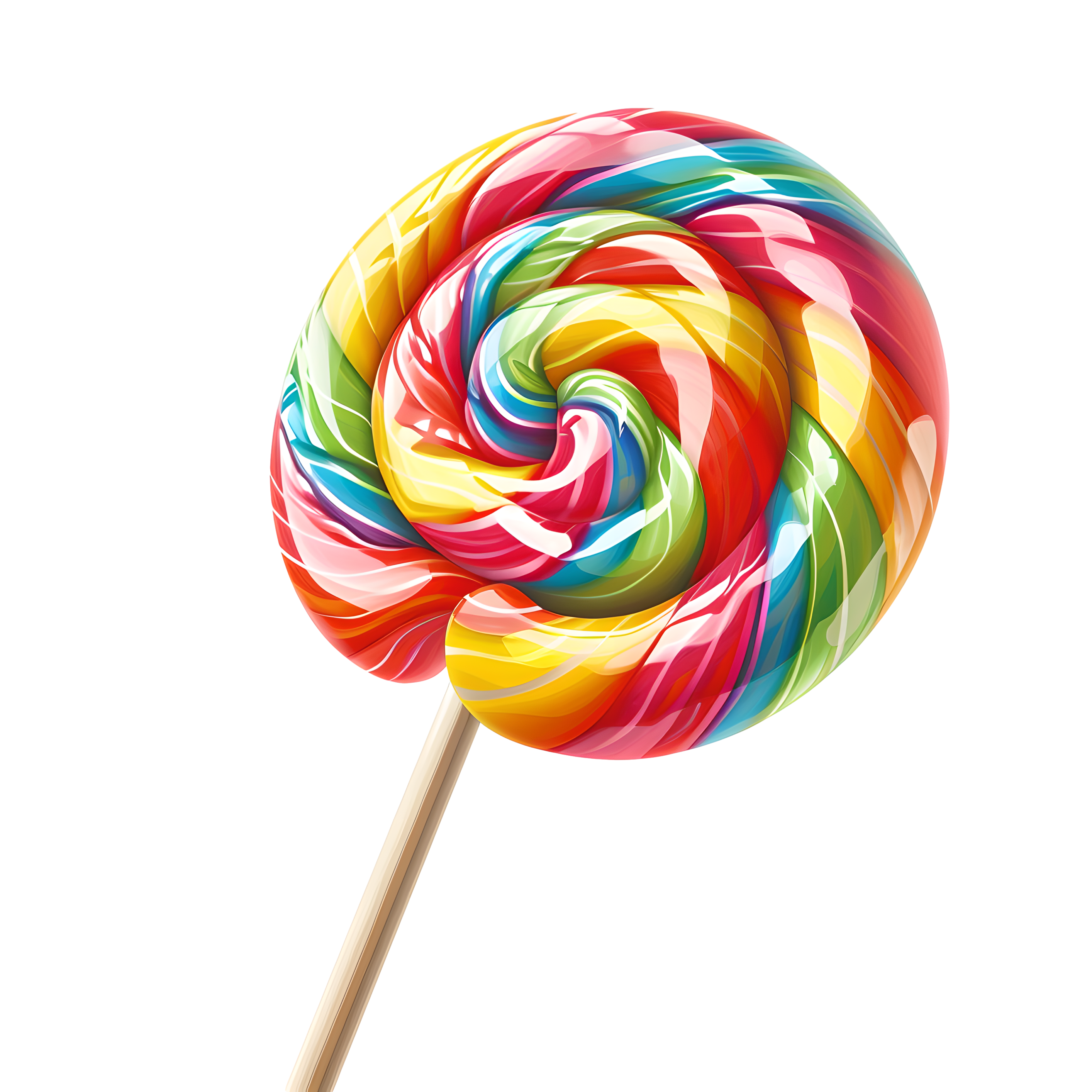 Simple and High-Definition Illustration Design of Lollipops