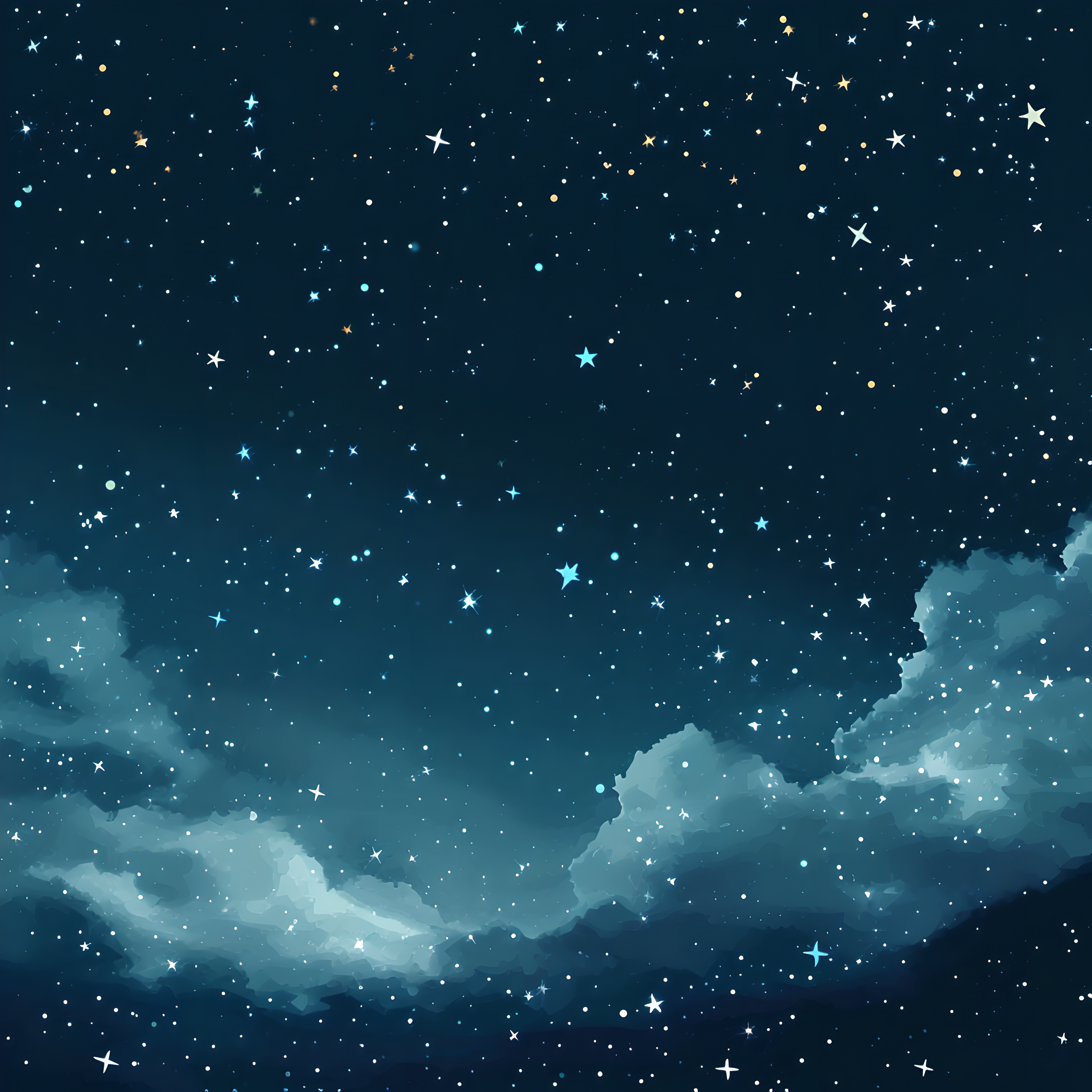 Night sky background commercial design material