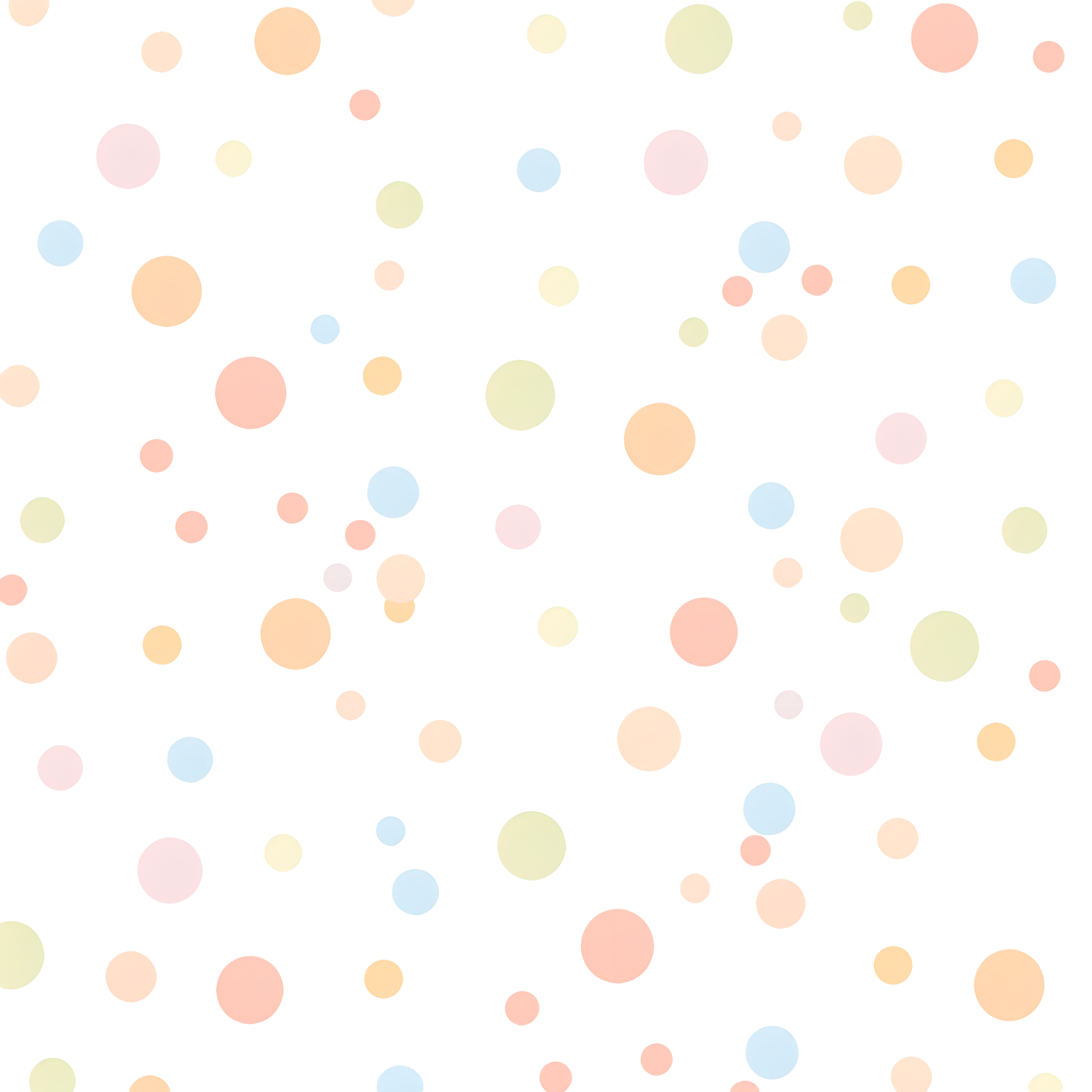 Polka dot transparent background illustration