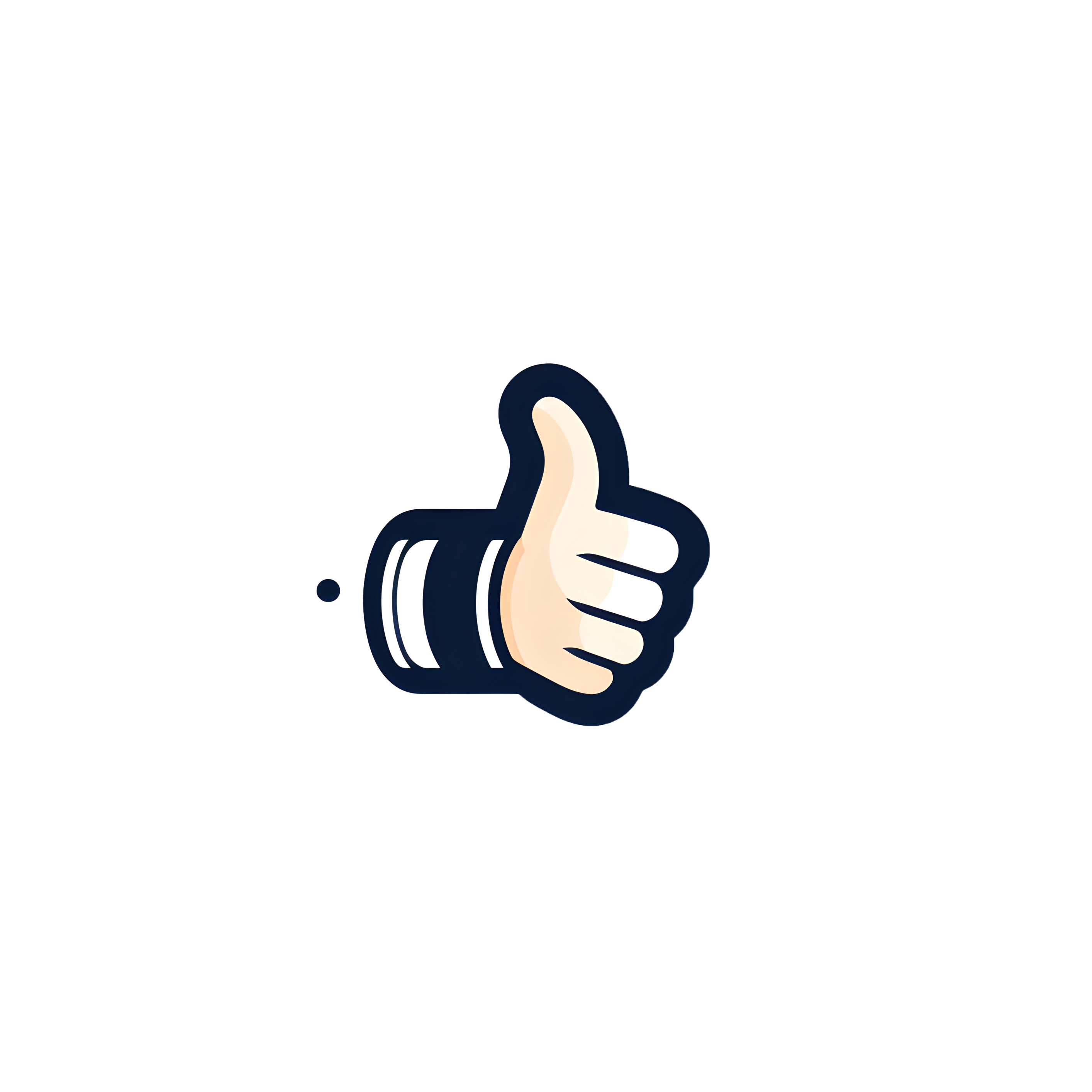 Thumb icon transparent background illustration