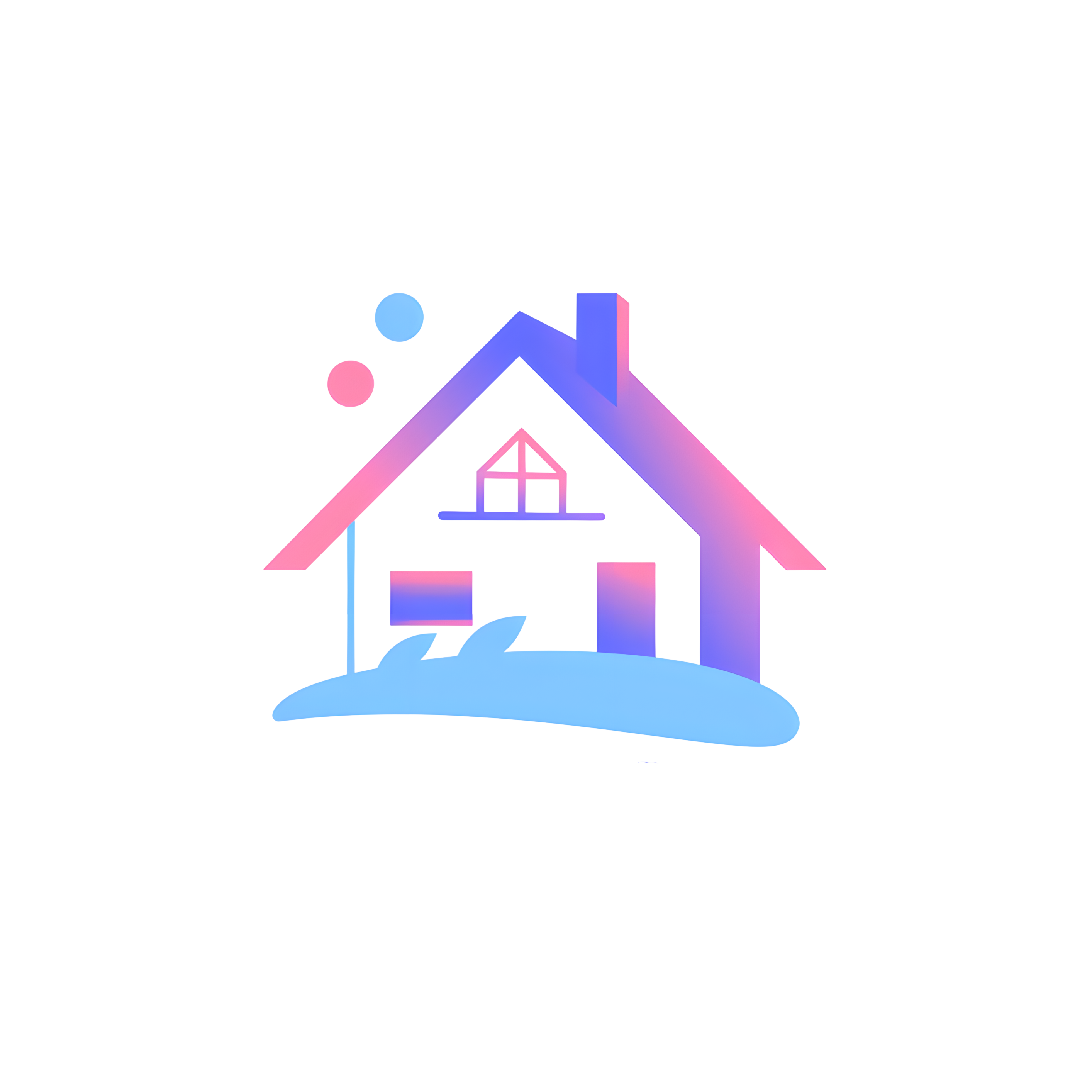 Simple design element of house icon