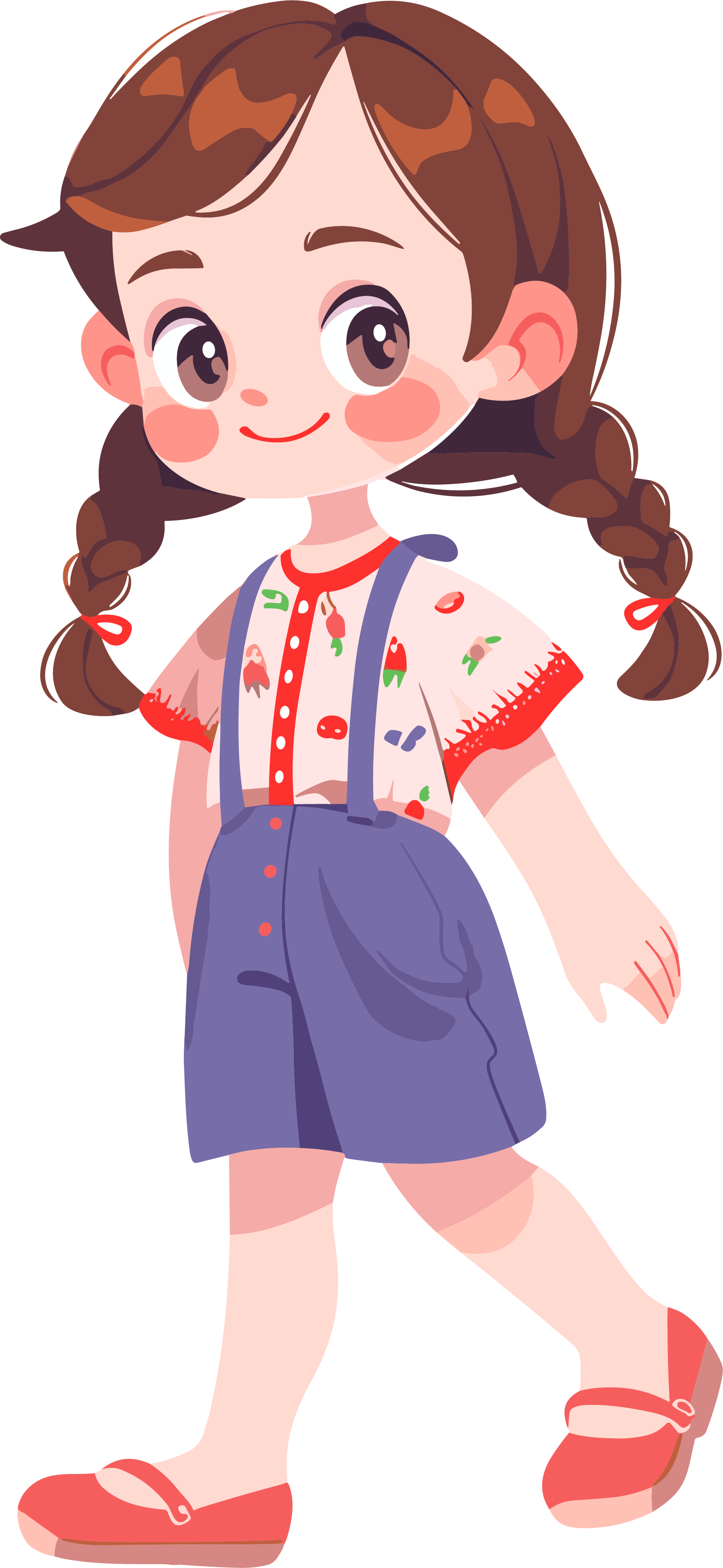 Kindergarten cartoon student illustration materials