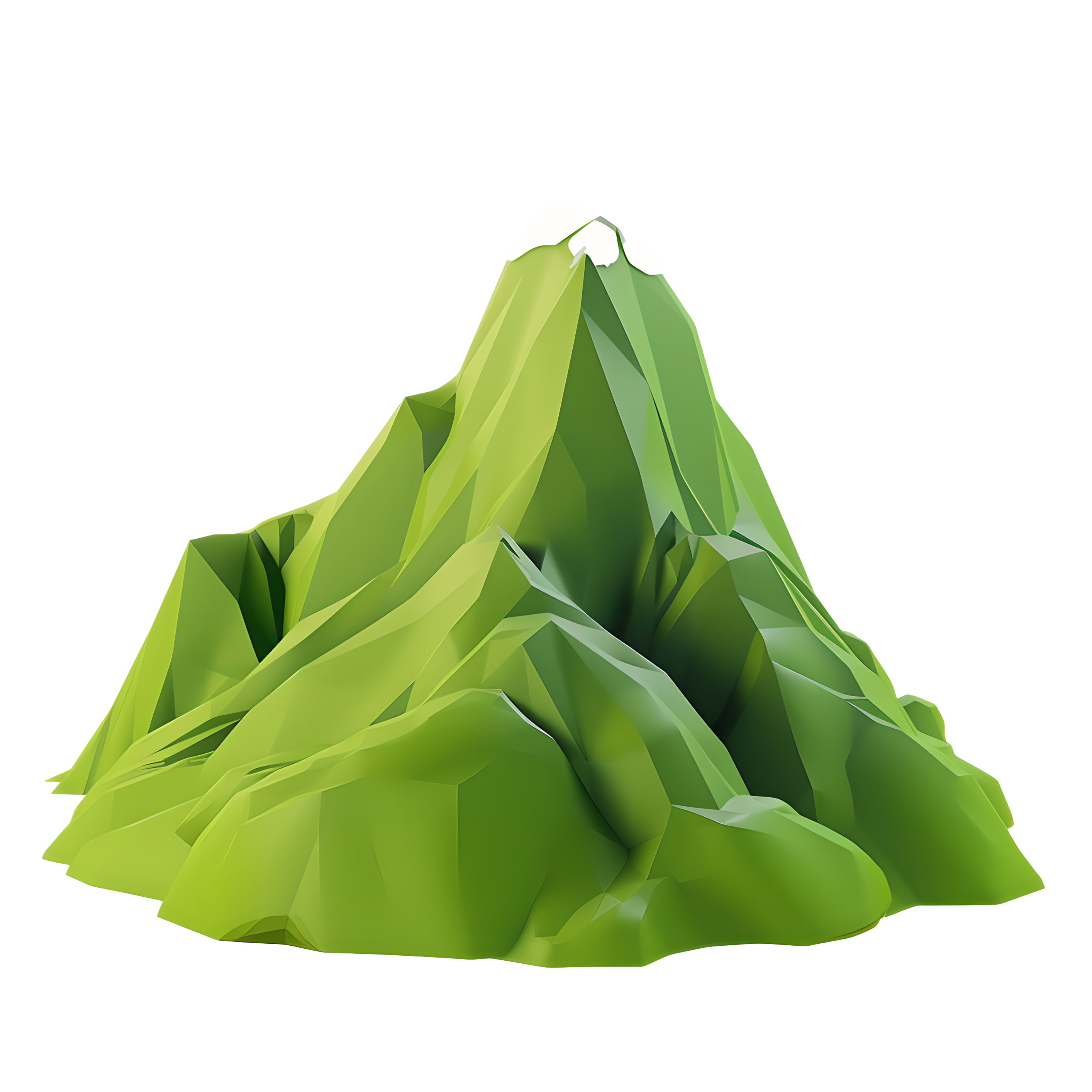 Mountain peak design element illustration