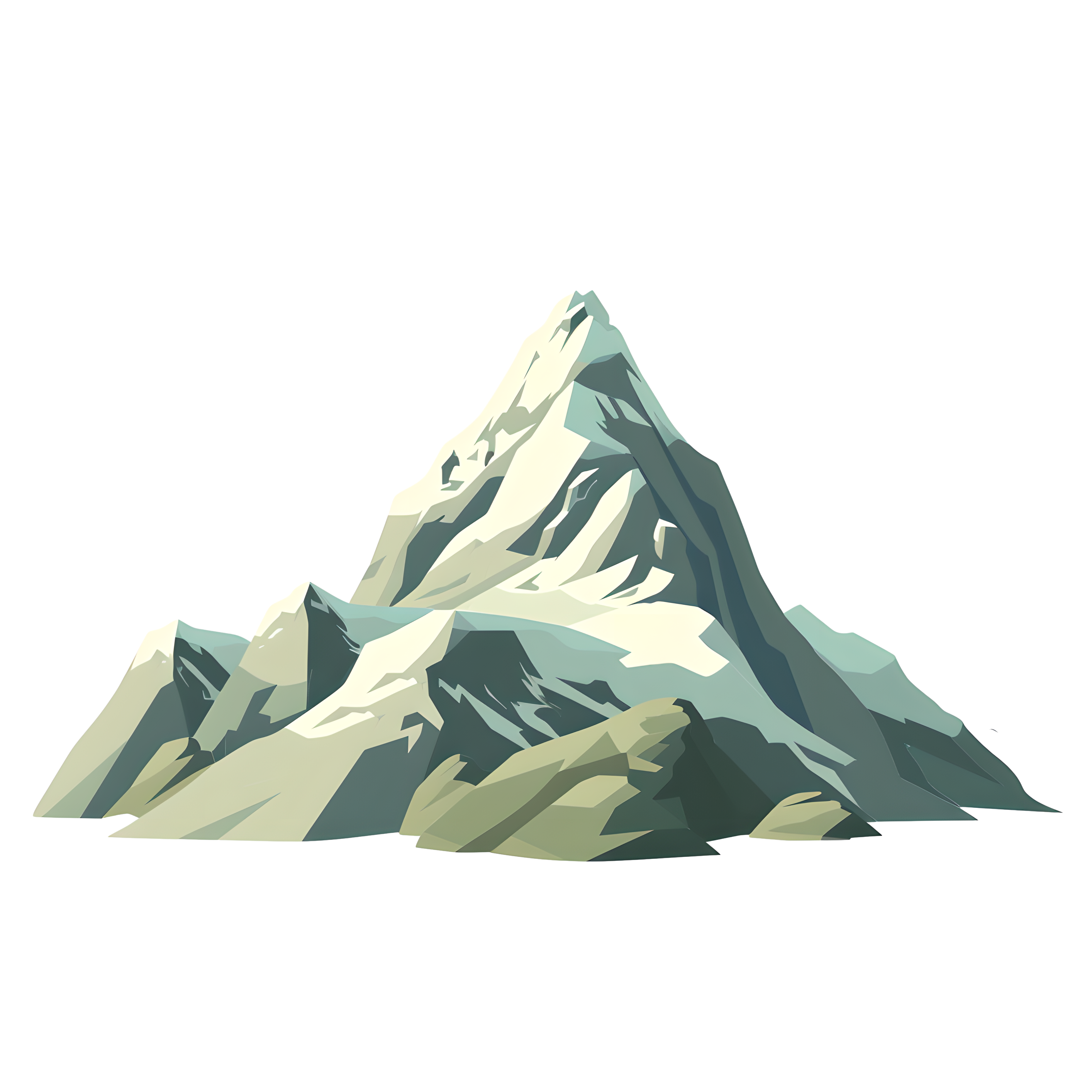 Mountain Peak PNG Creative Material