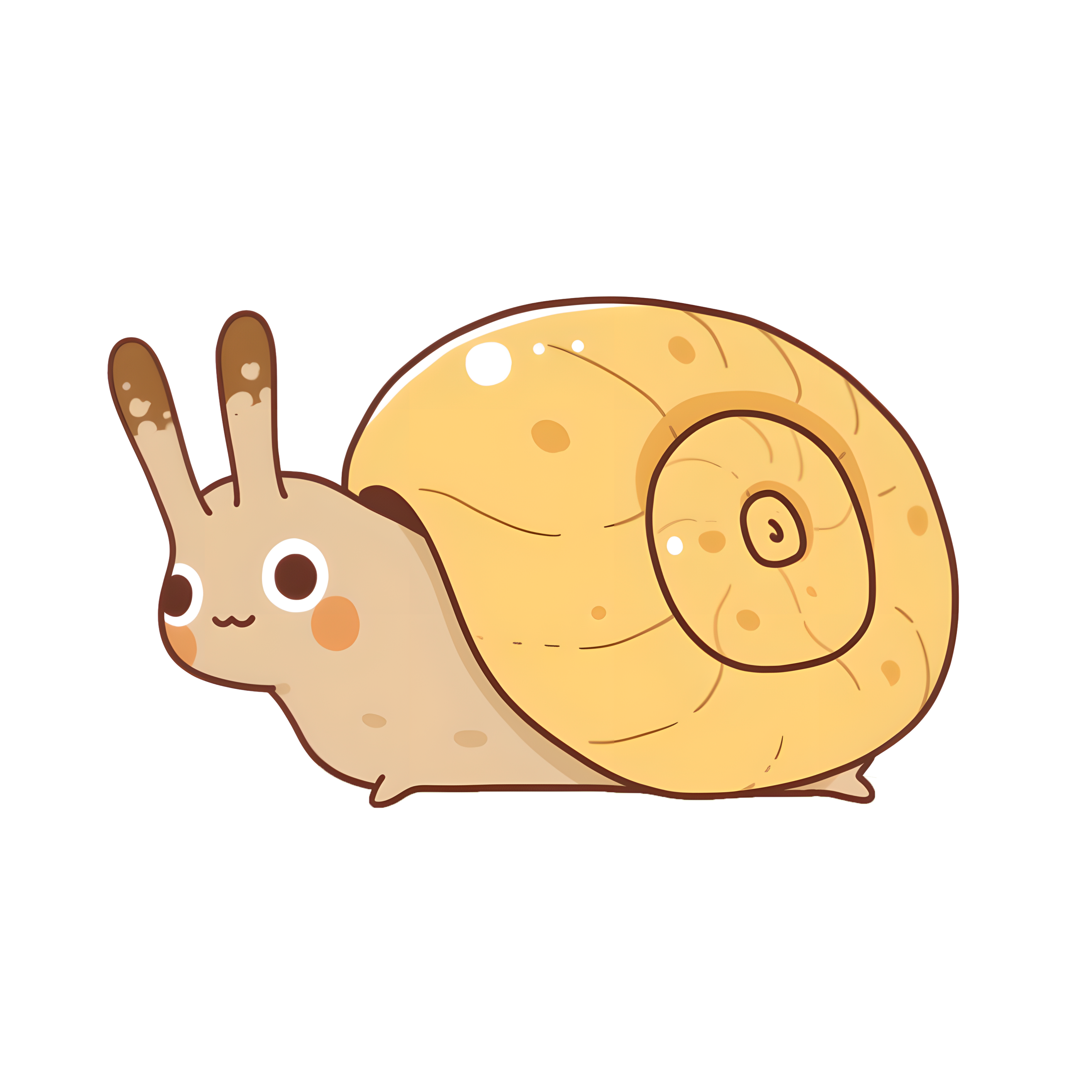 Snail cartoon illustration material