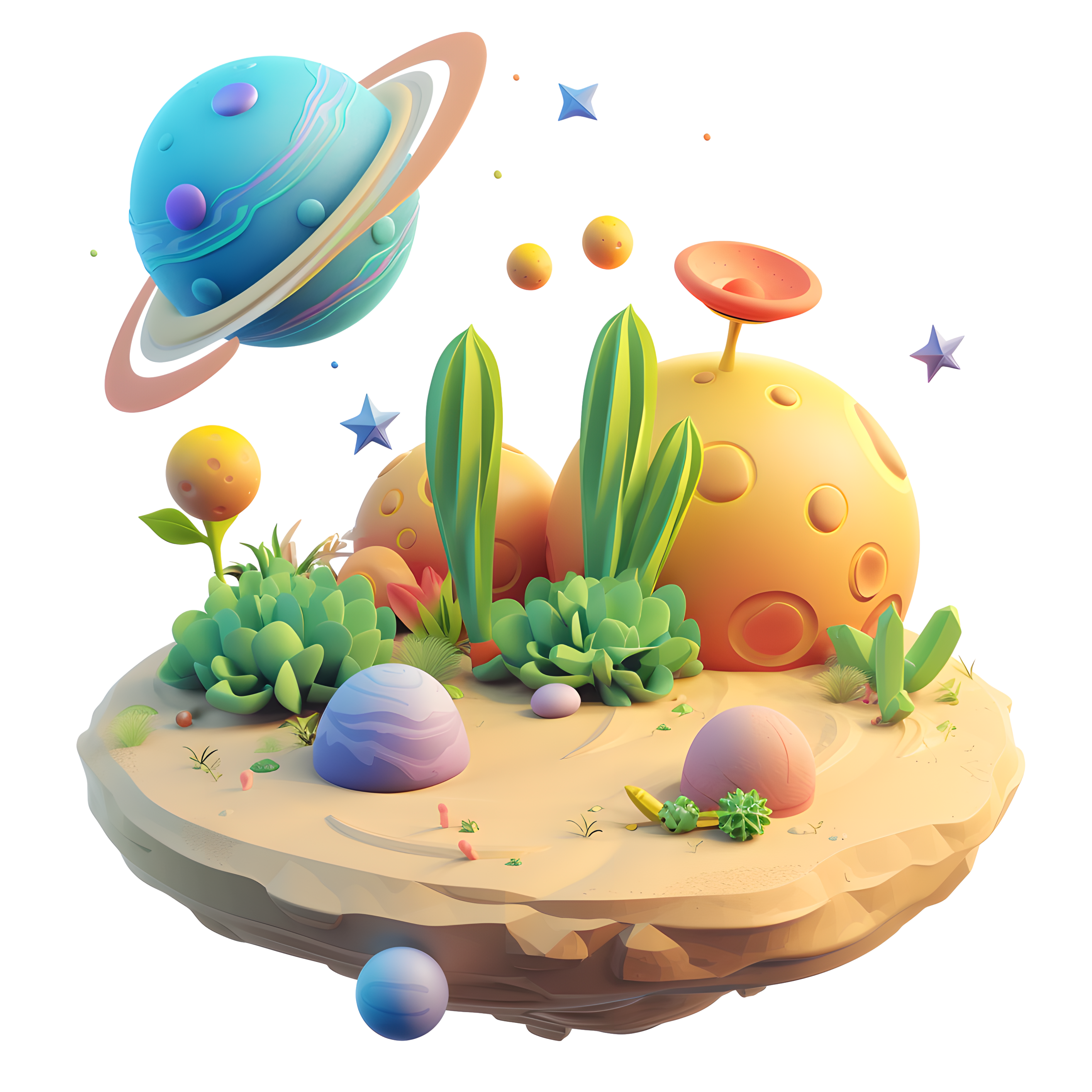 Cartoon Planet HD Graphic Material