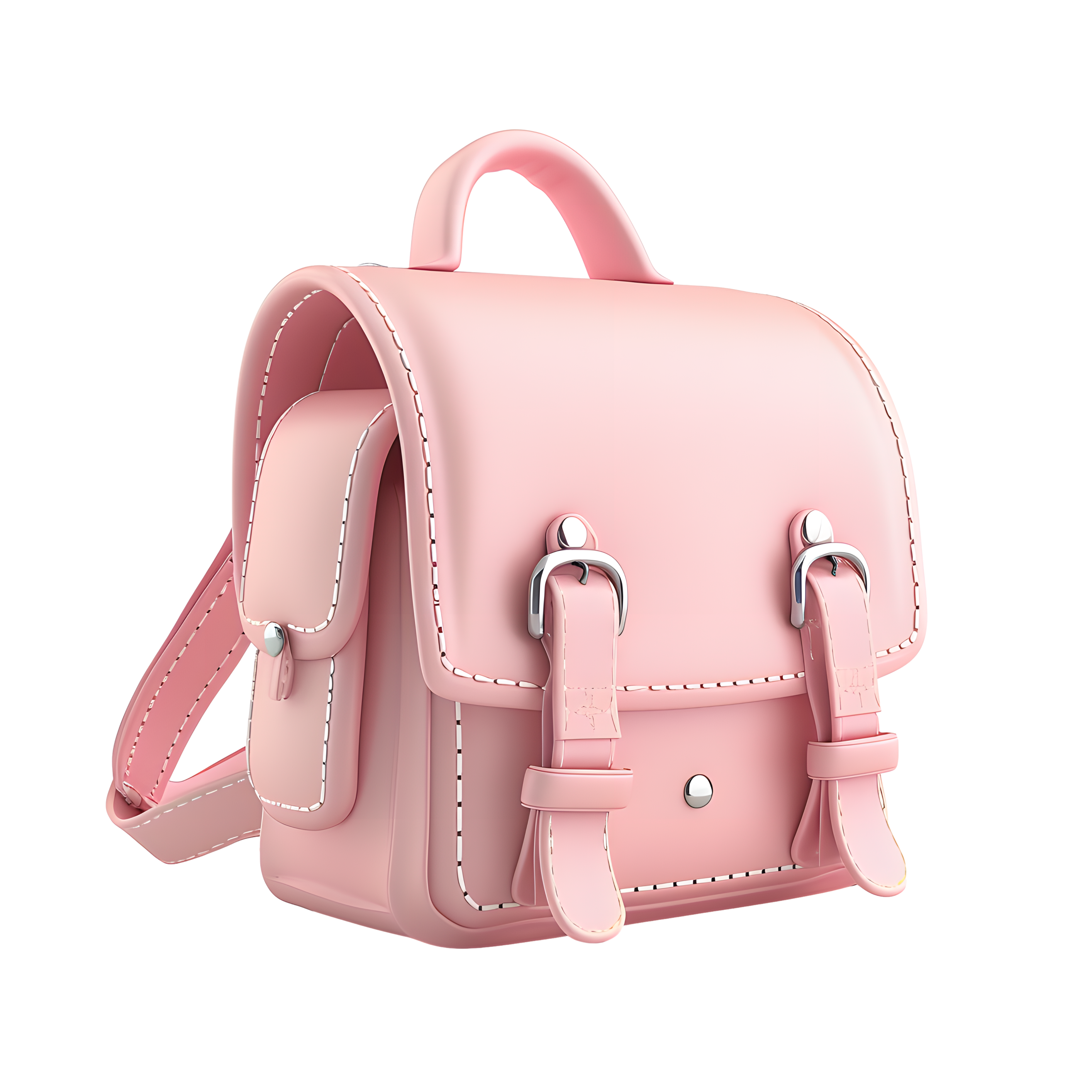 3D backpack cute style elements