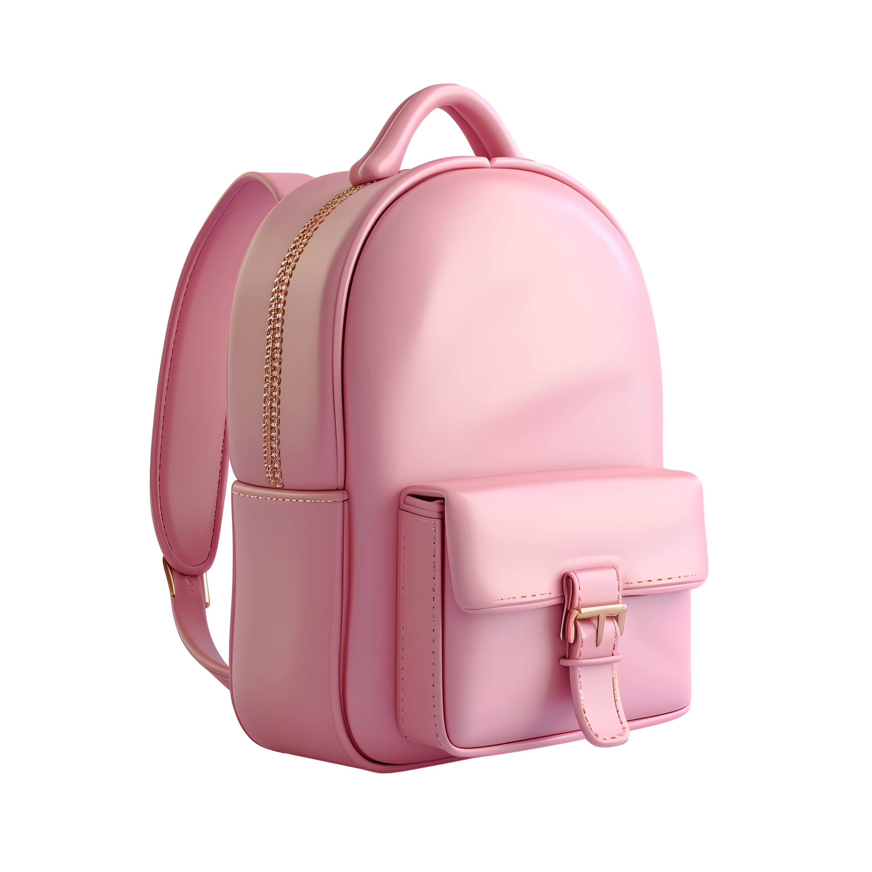 3D backpack transparent background material