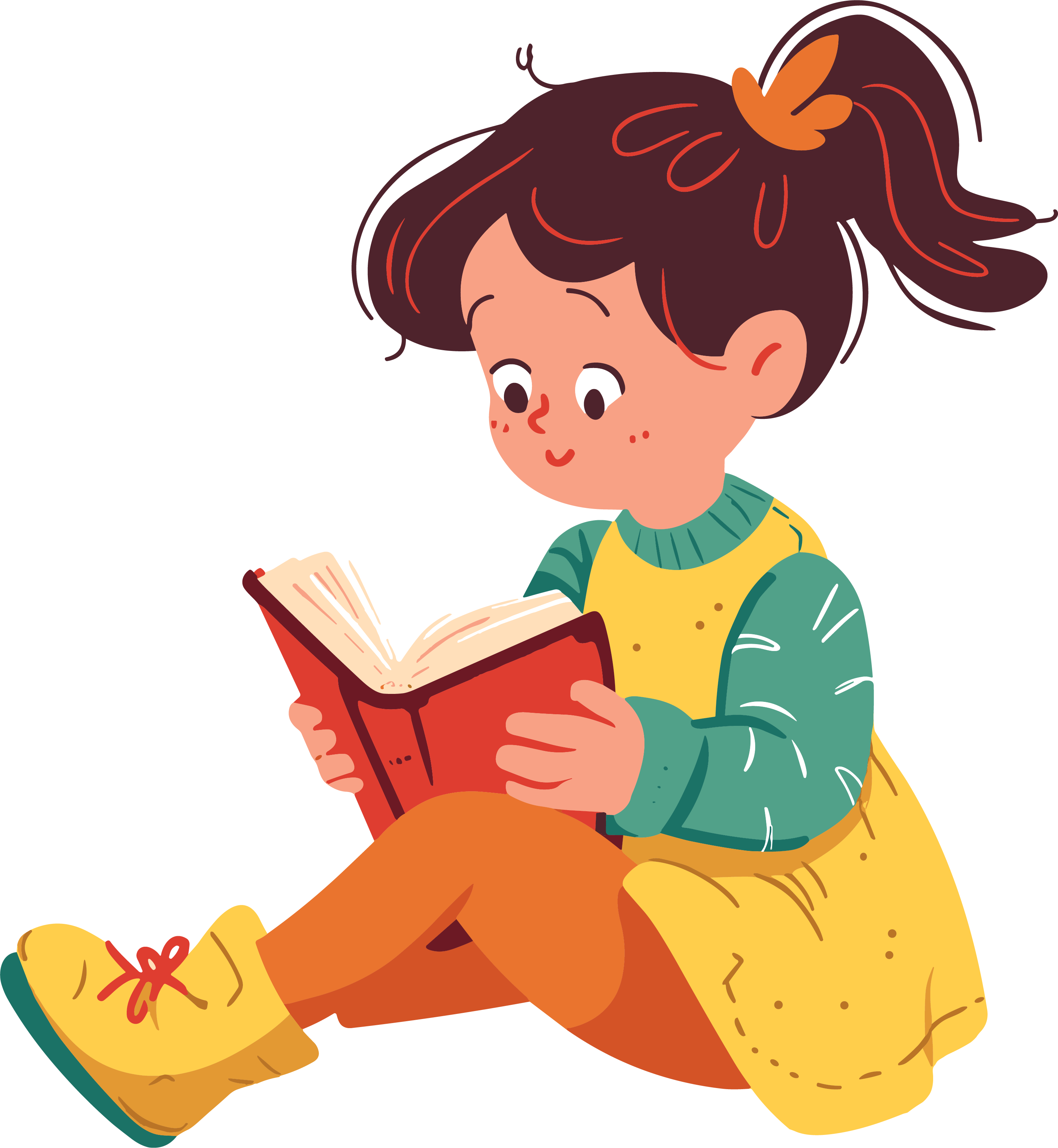 Children's Reading Book Illustrations