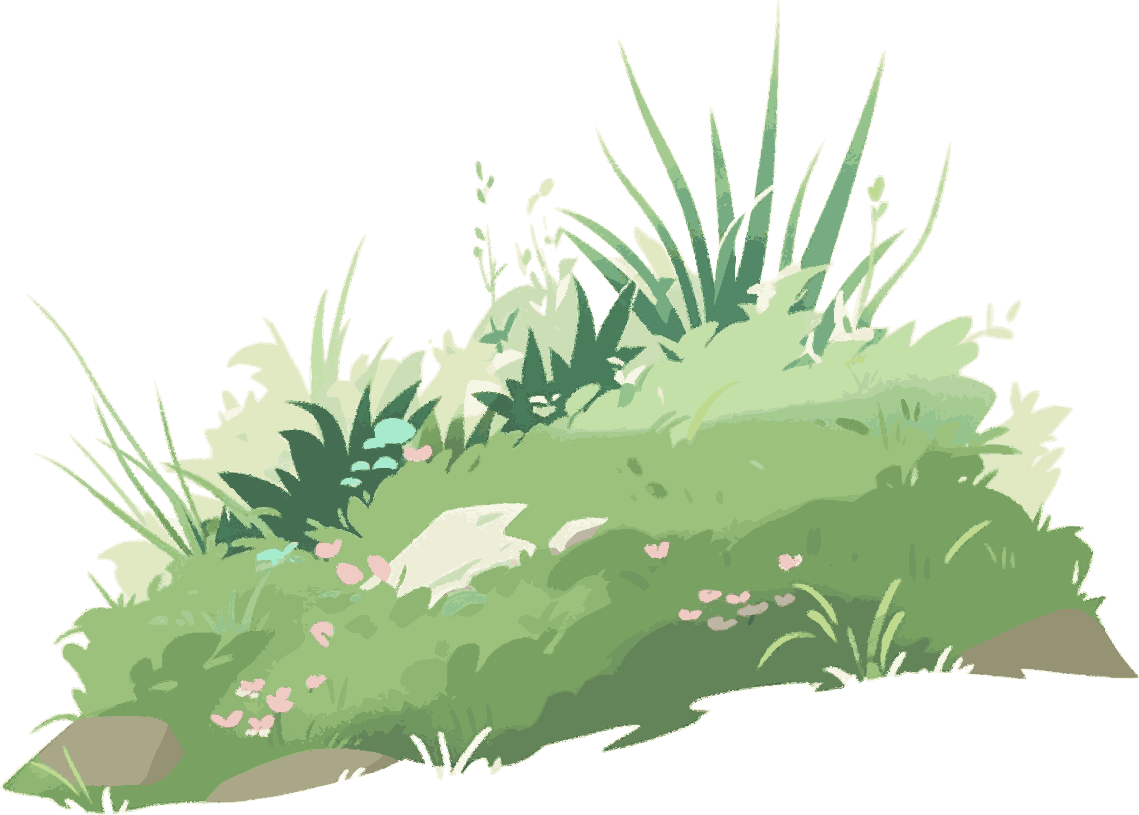 Grassland material design elements