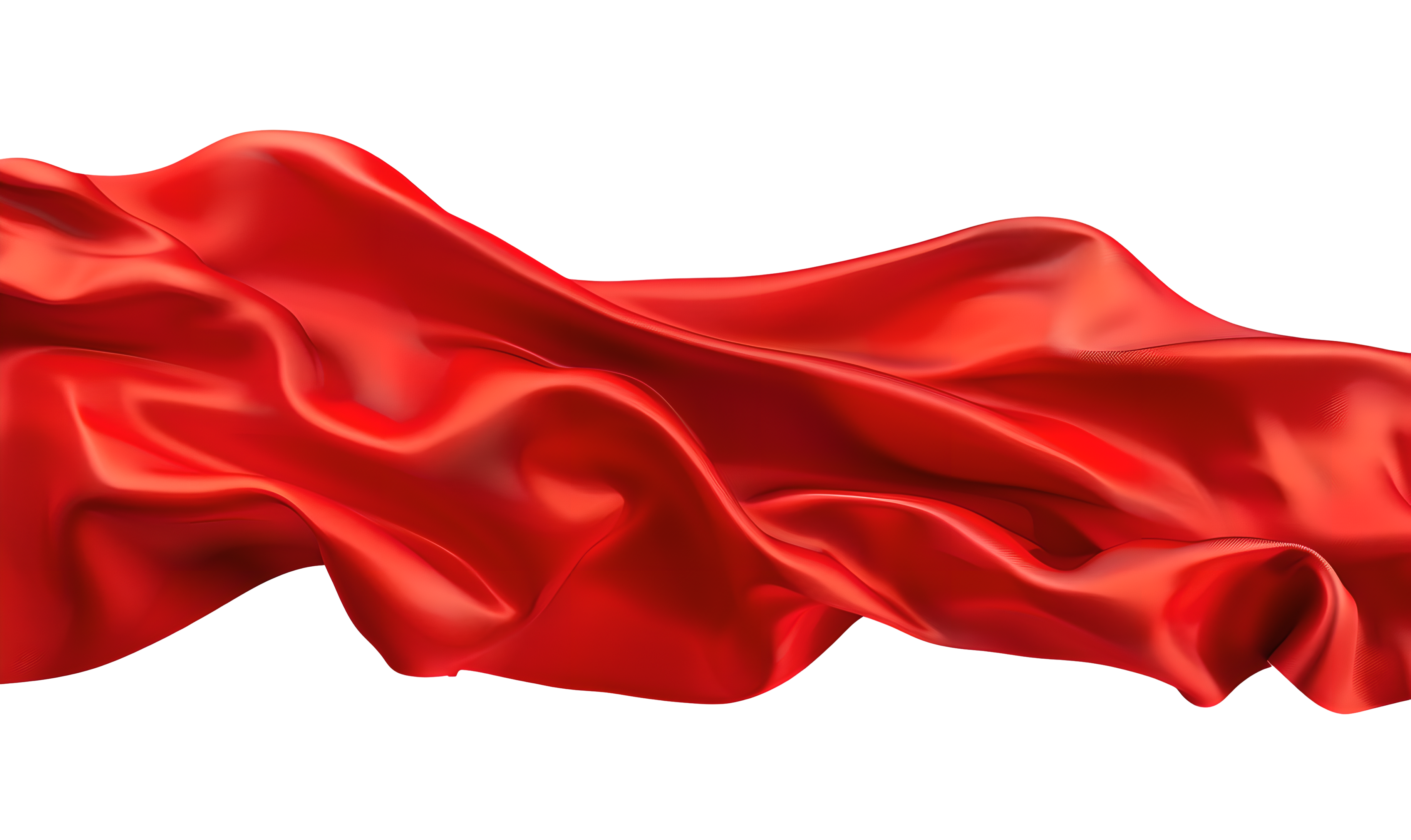 Red Ribbon Fashion Texture Material