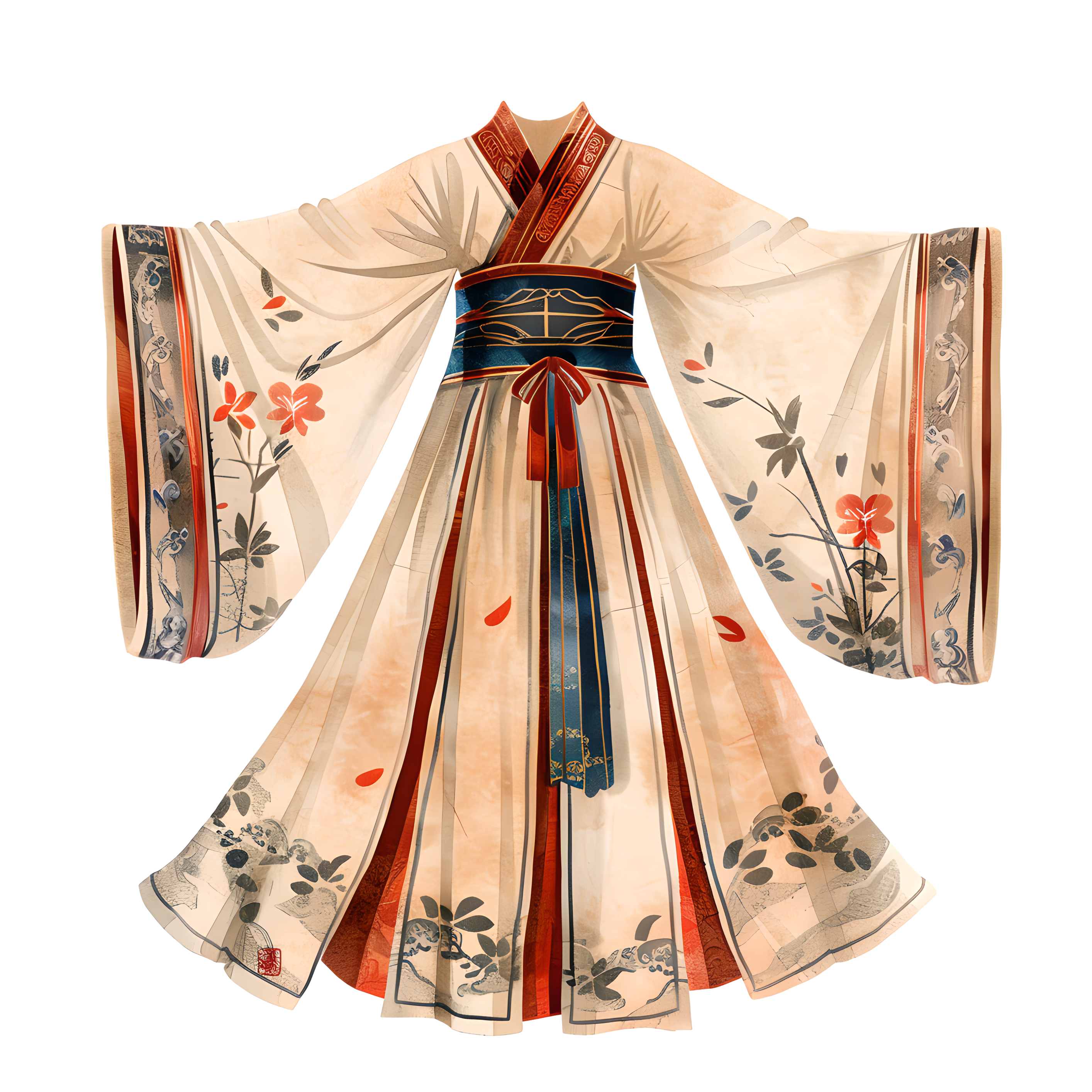 High-definition illustrations of ancient clothing