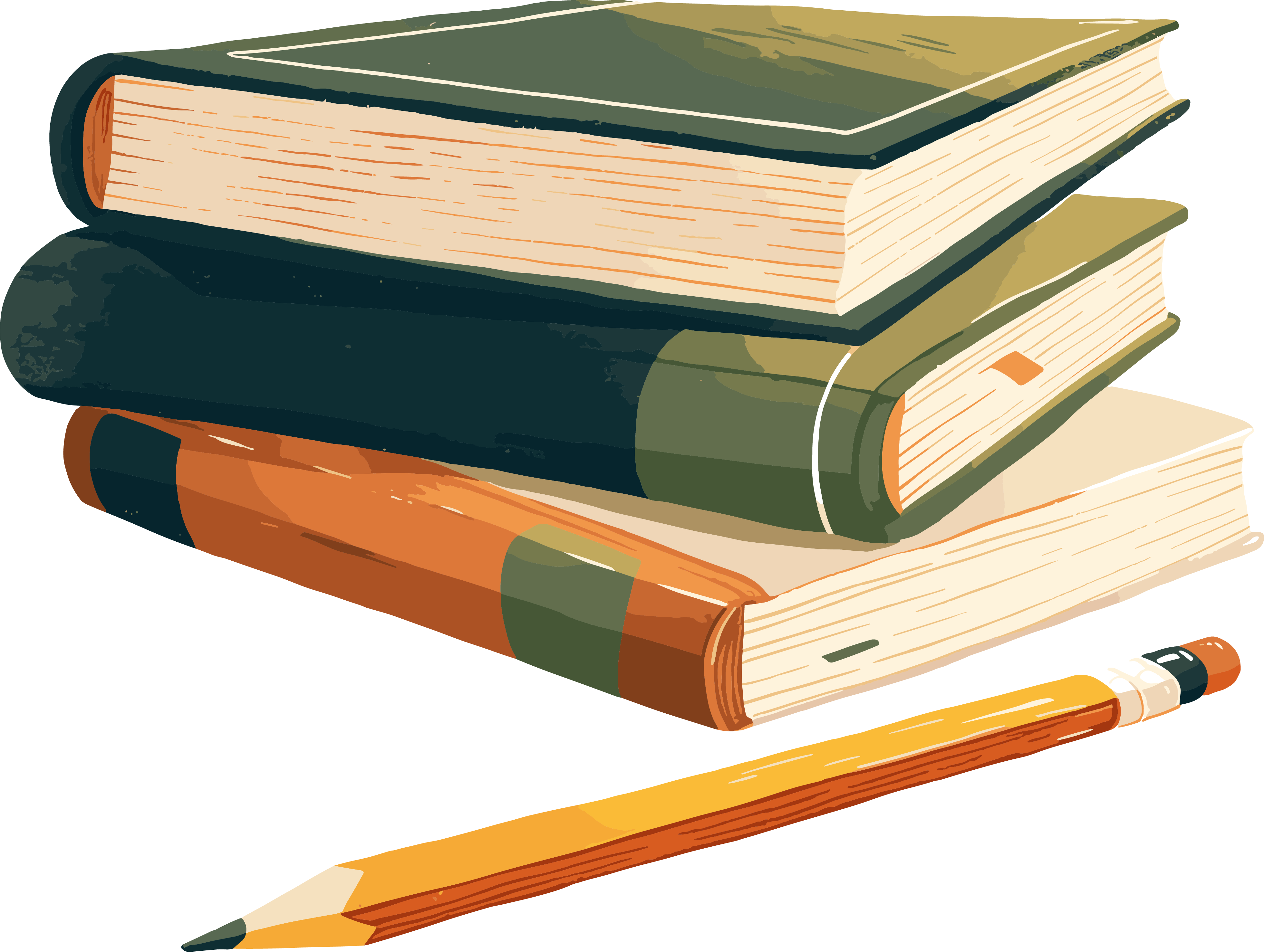 Book stationery illustrations