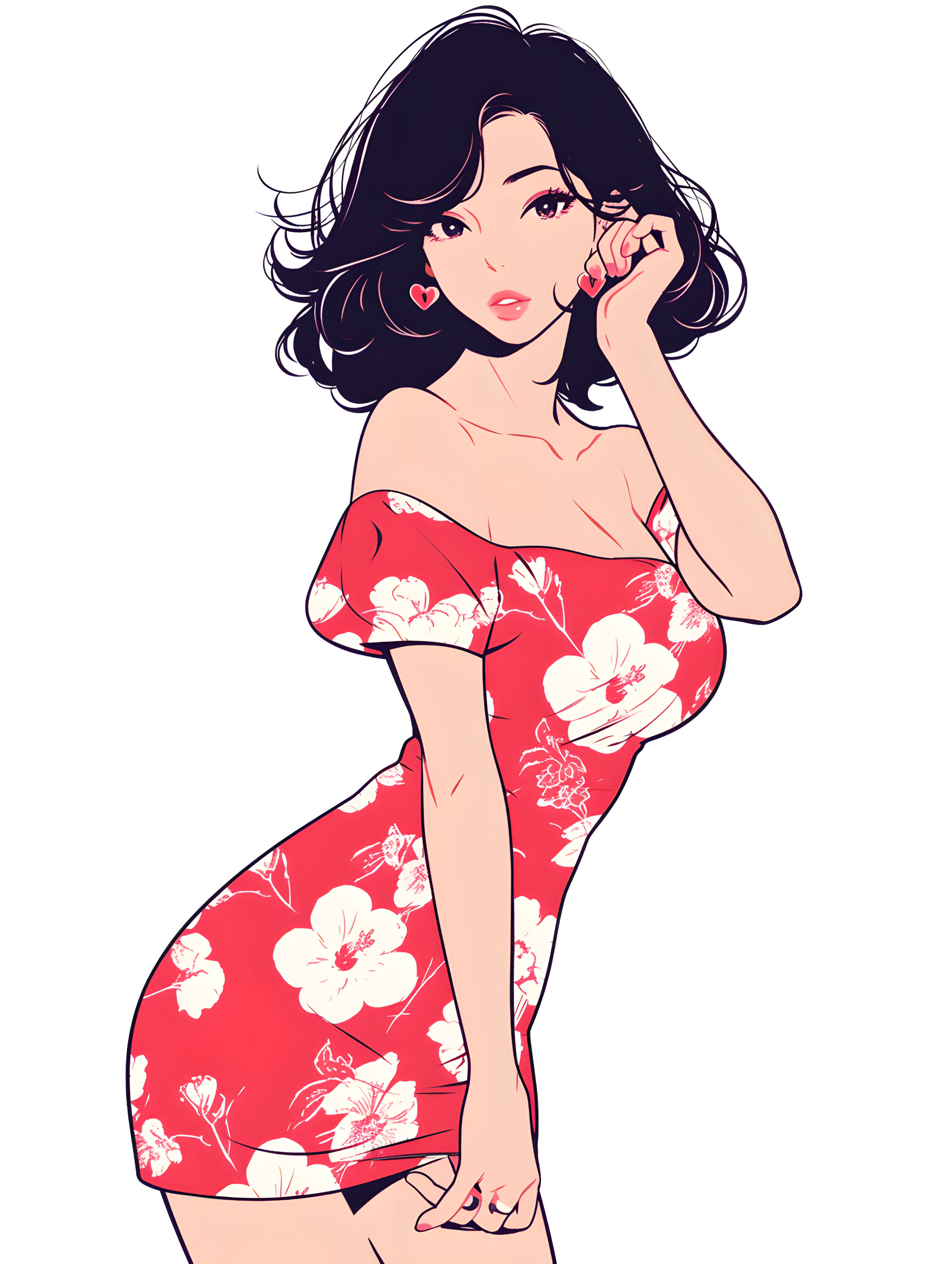 Charming women's cute materials