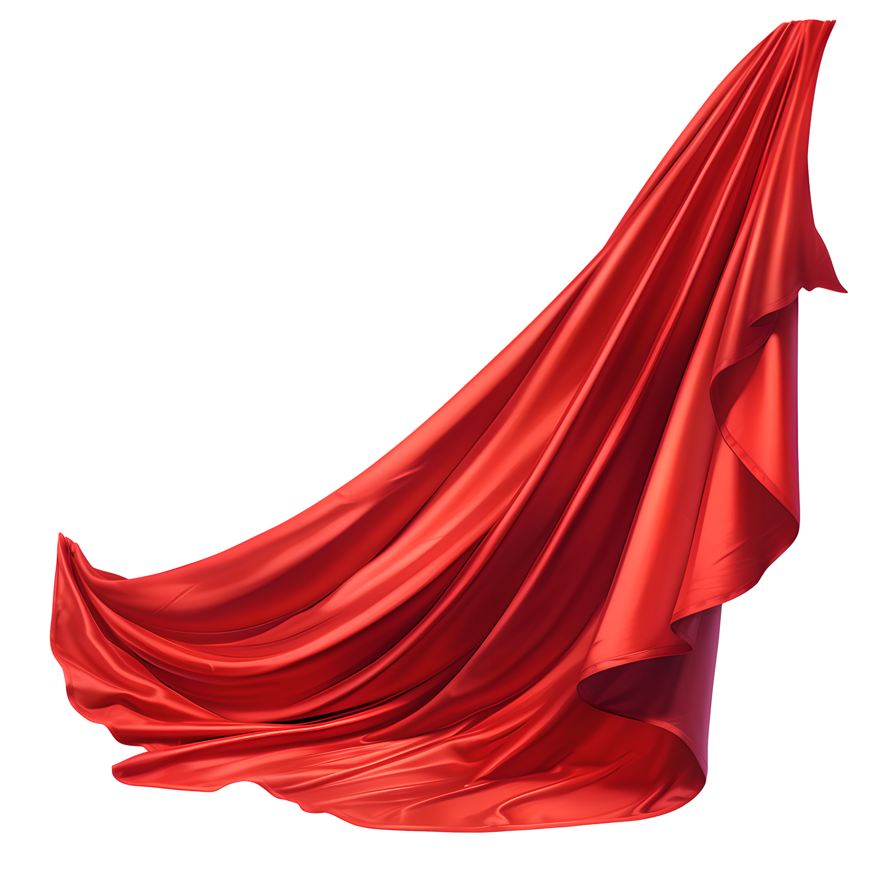 Red ribbon festive illustration