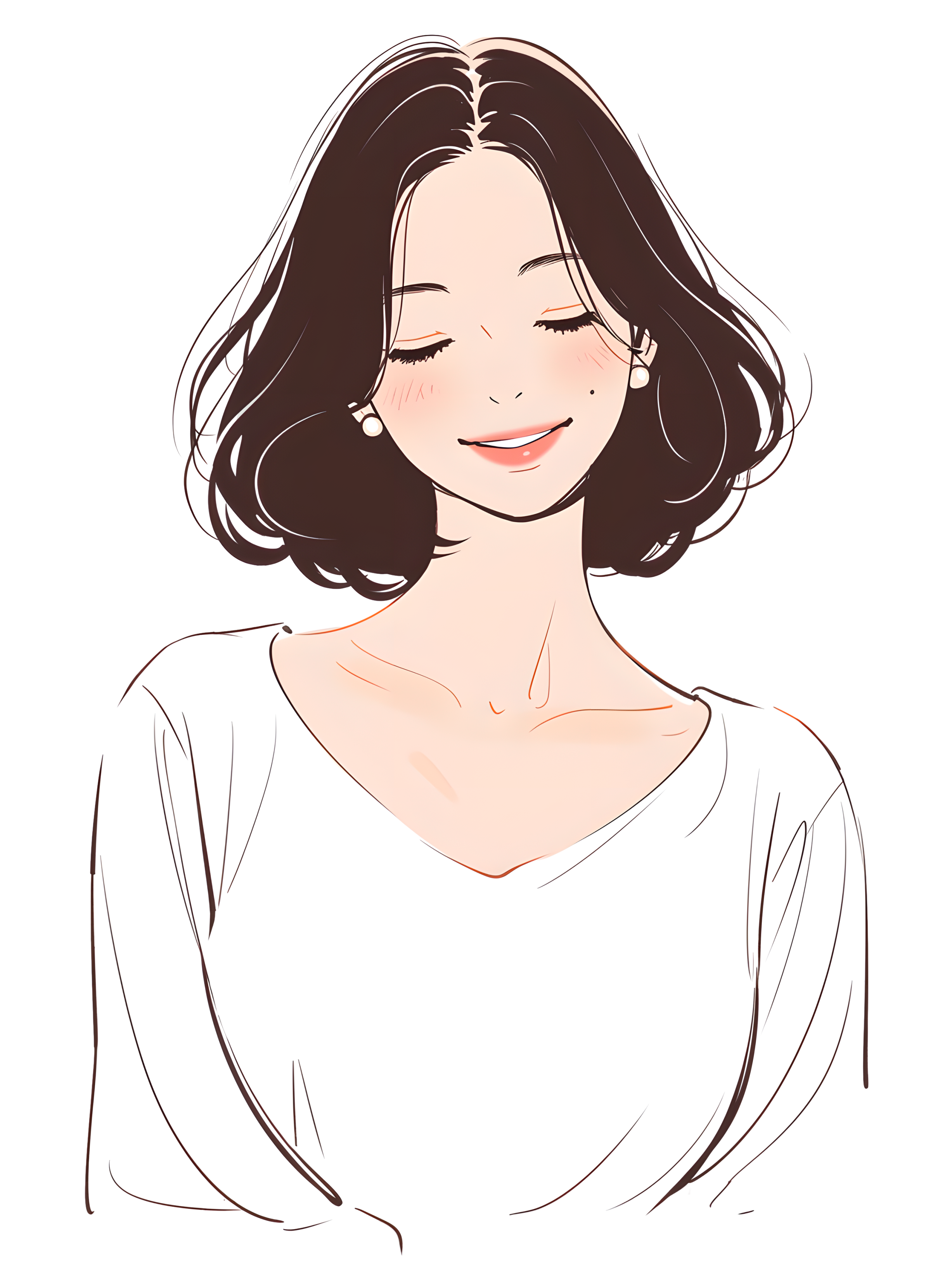 Charming Women's Elegant Illustration