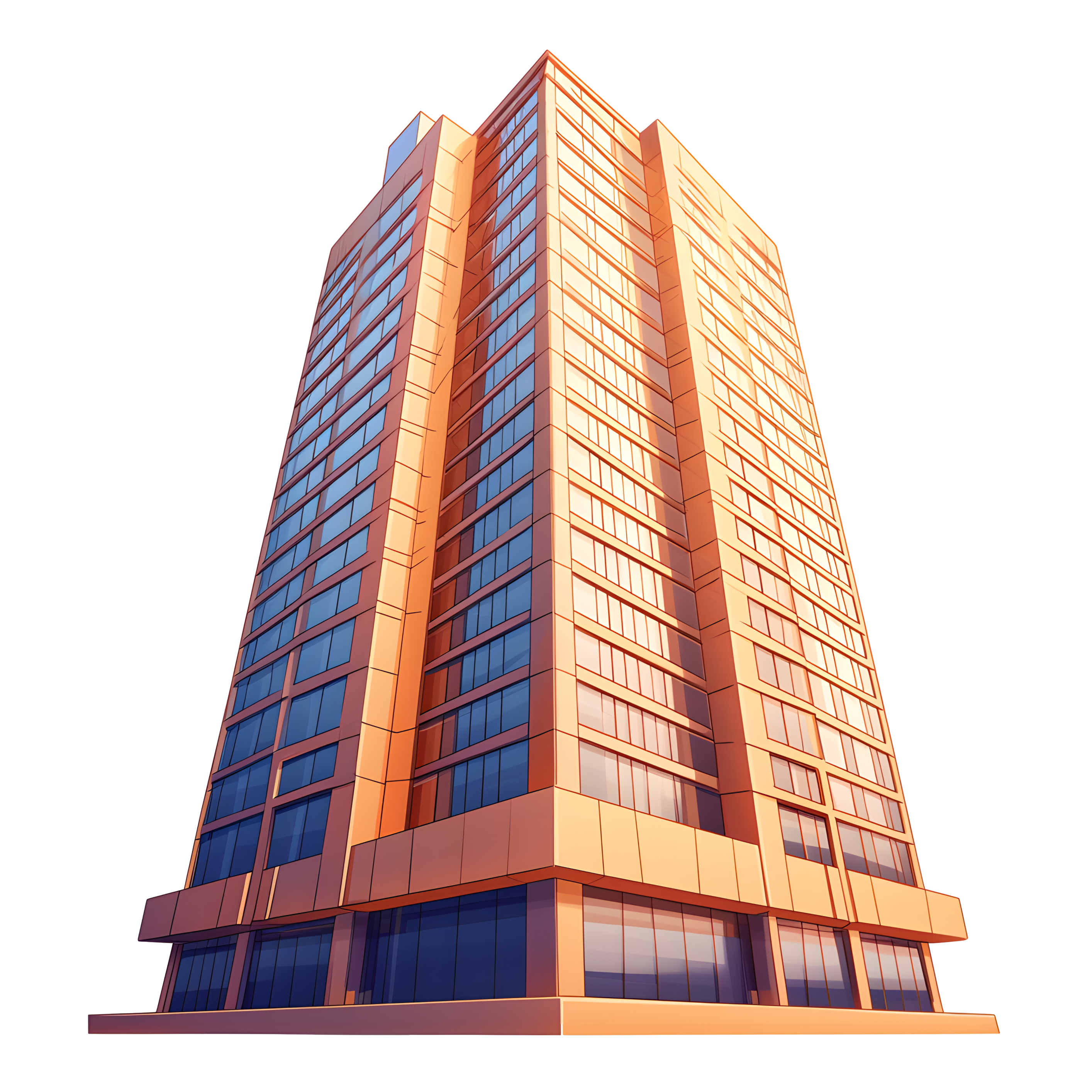 3D skyscraper high-definition graphic material