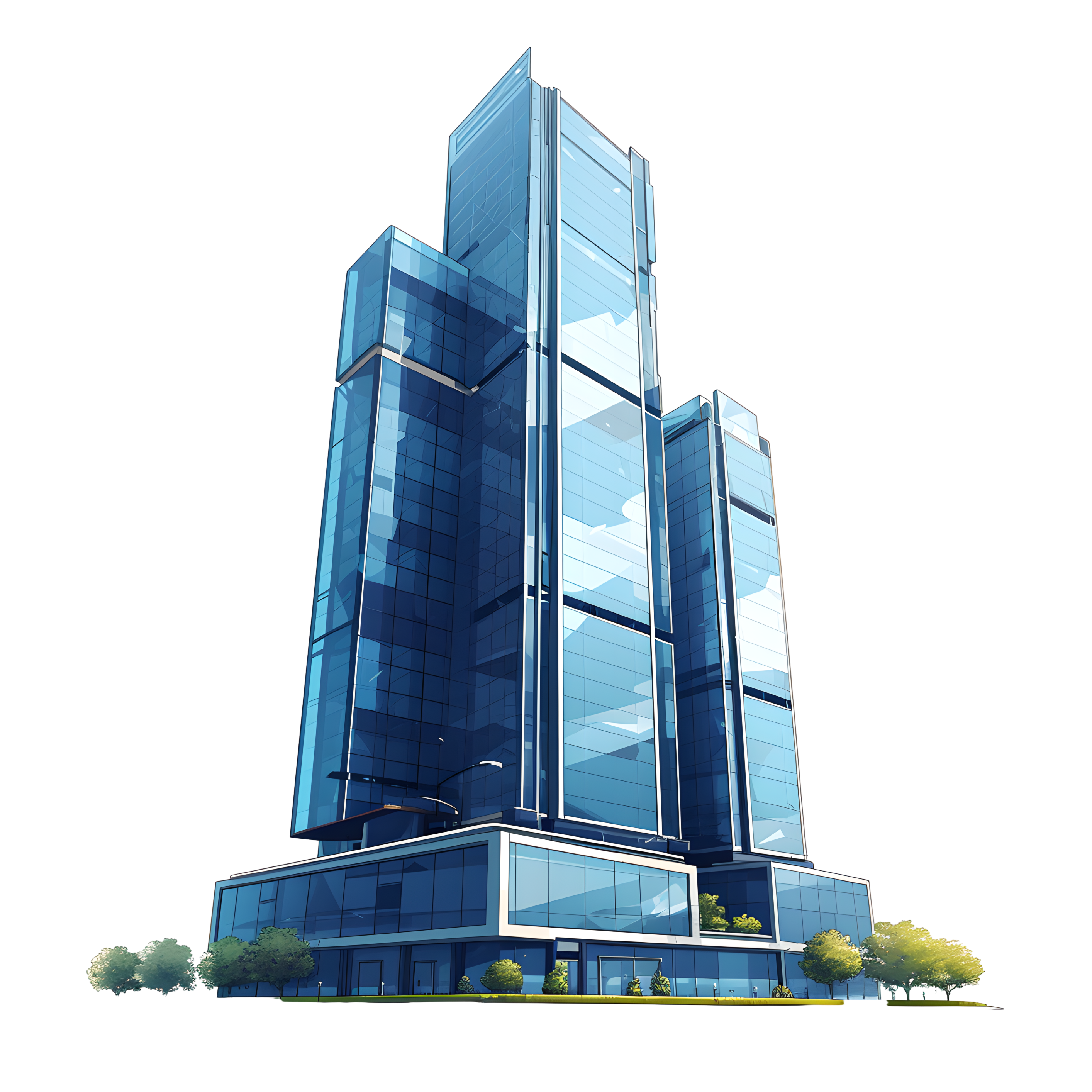 3D Skyscraper Illustration