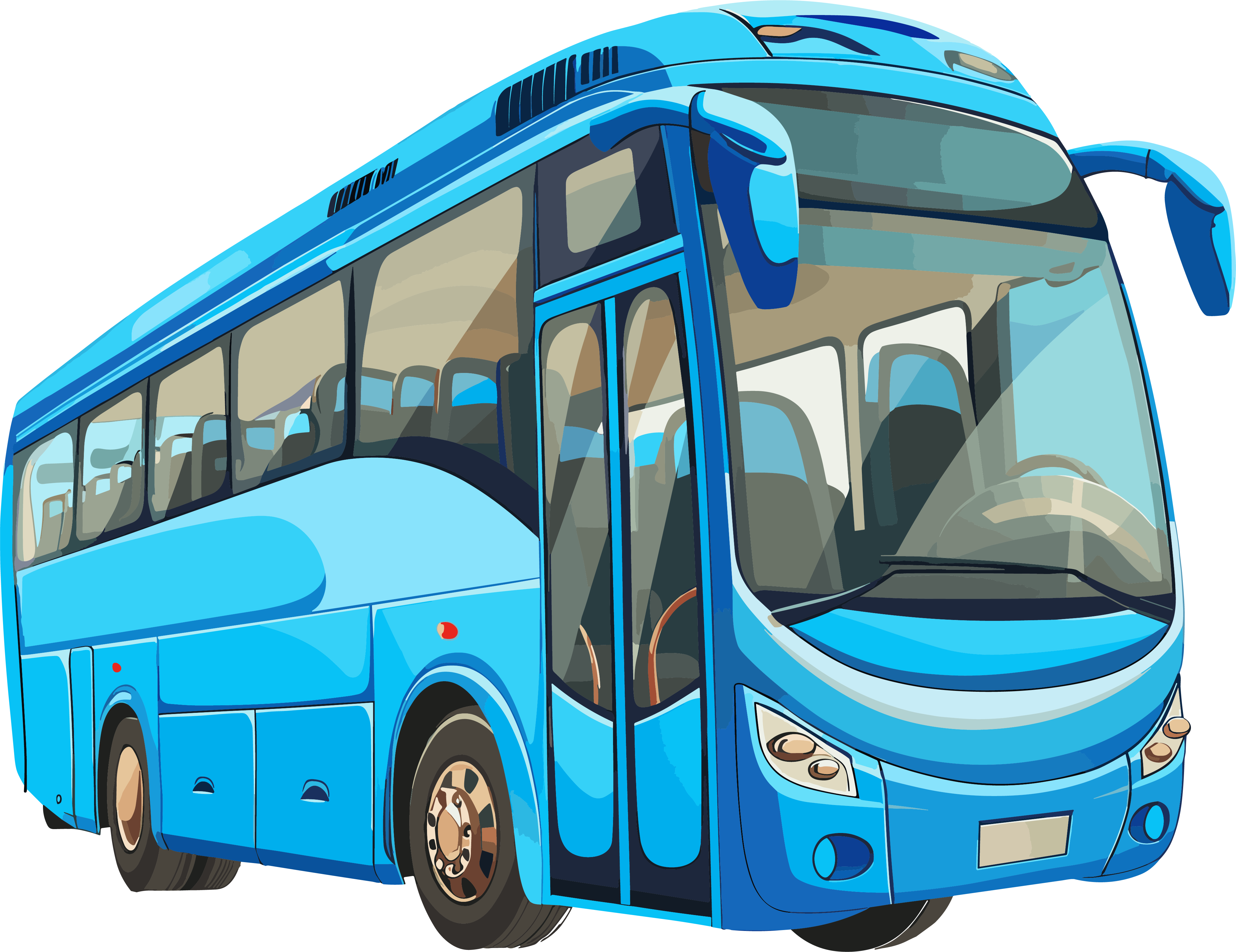 Cartoon bus elements