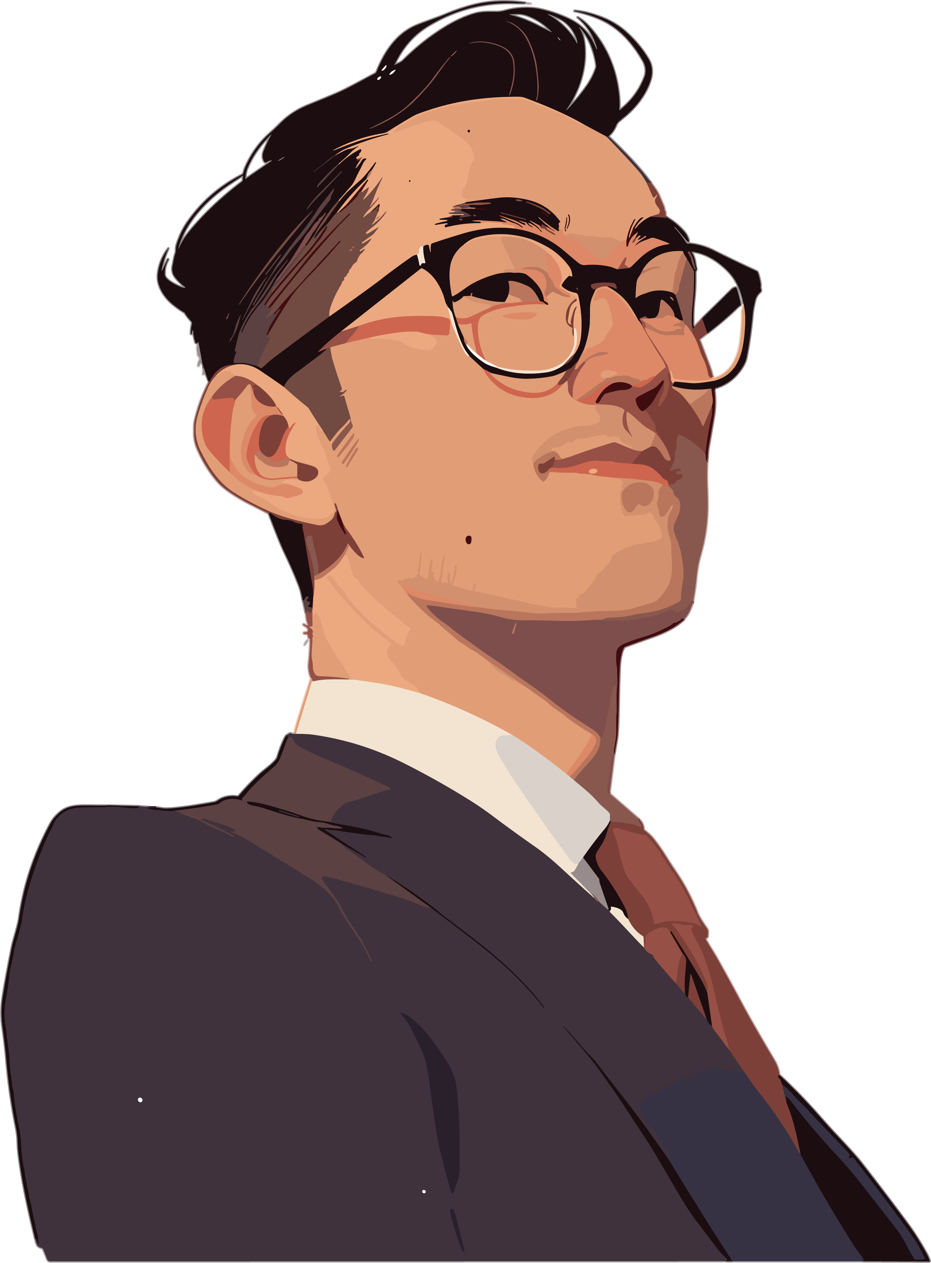Lawyer illustration graphic material