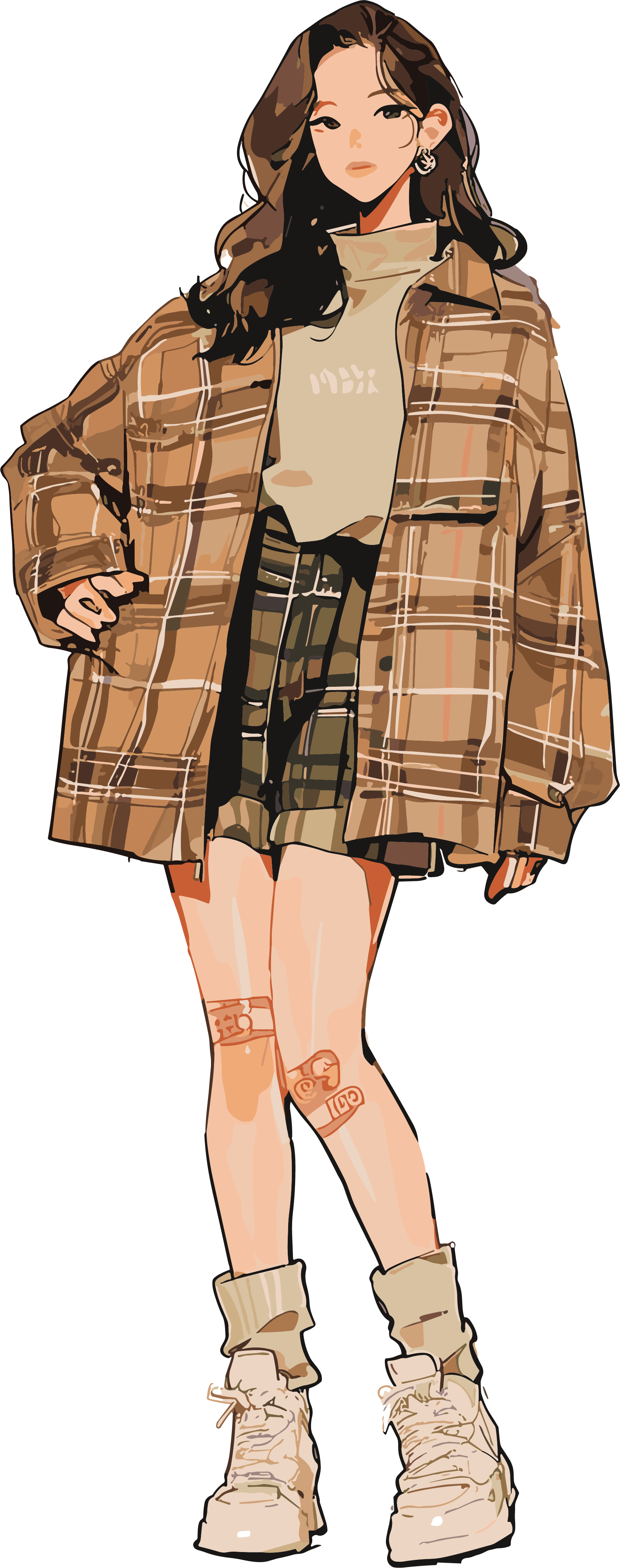 Retro Outfit Planner Illustration
