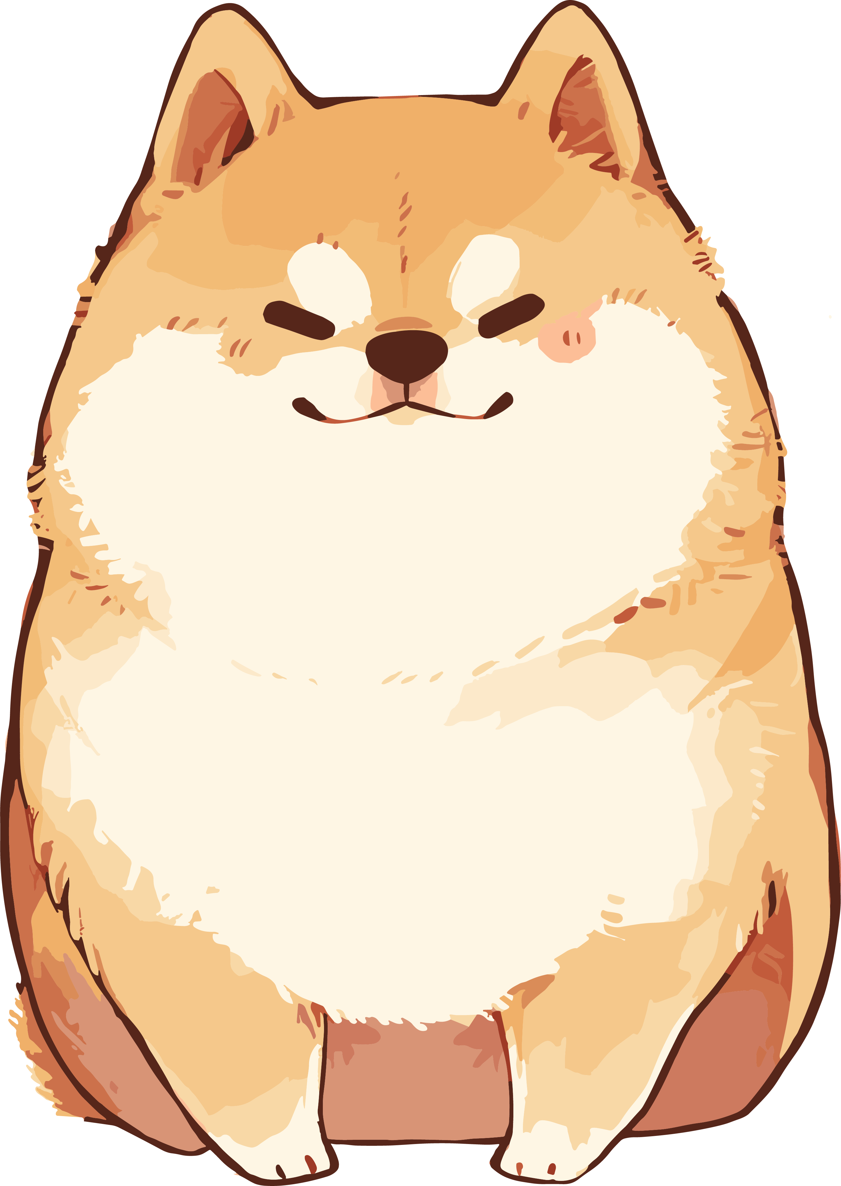 Cute Dog Planner Illustration
