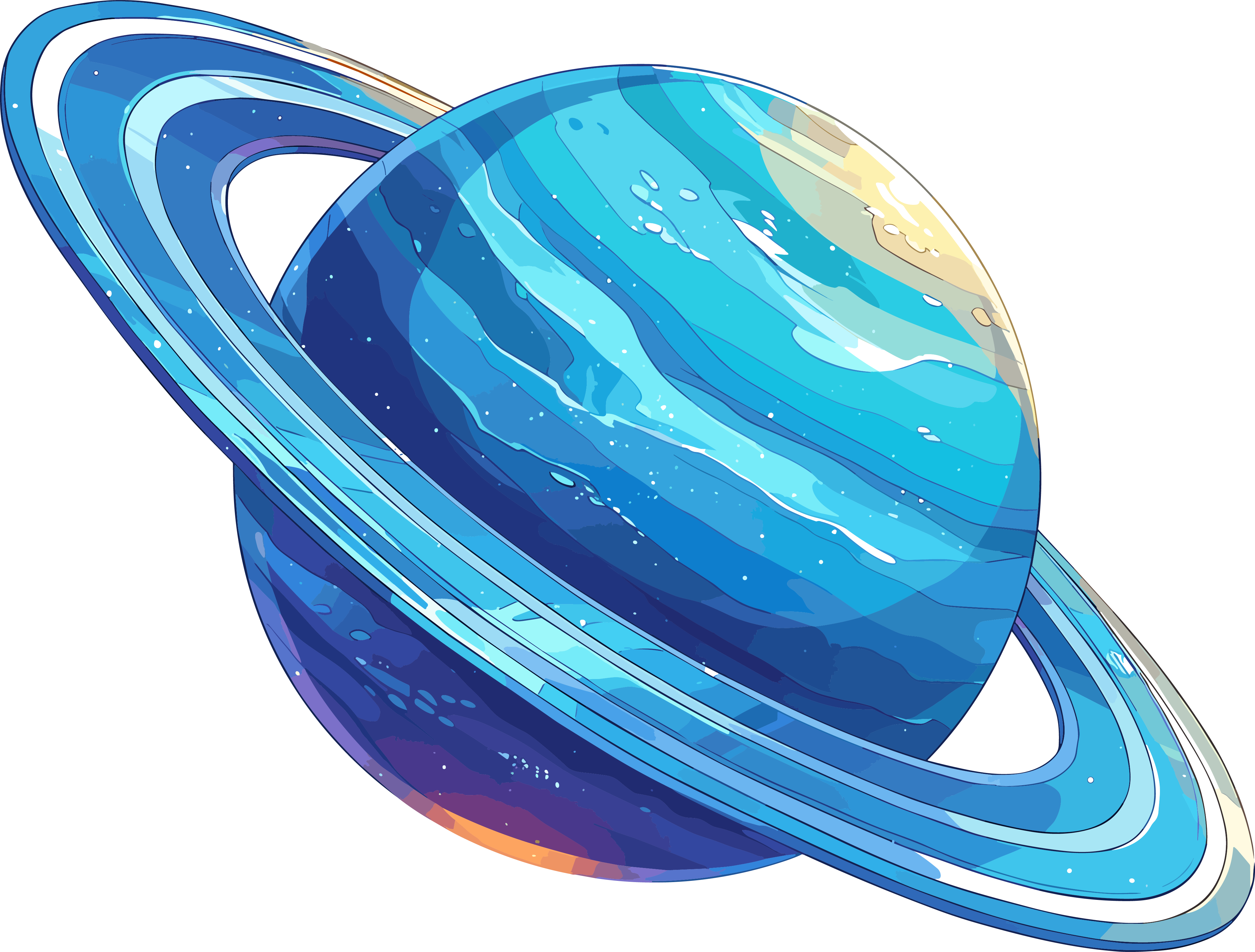 Outer Space Commercial Illustration