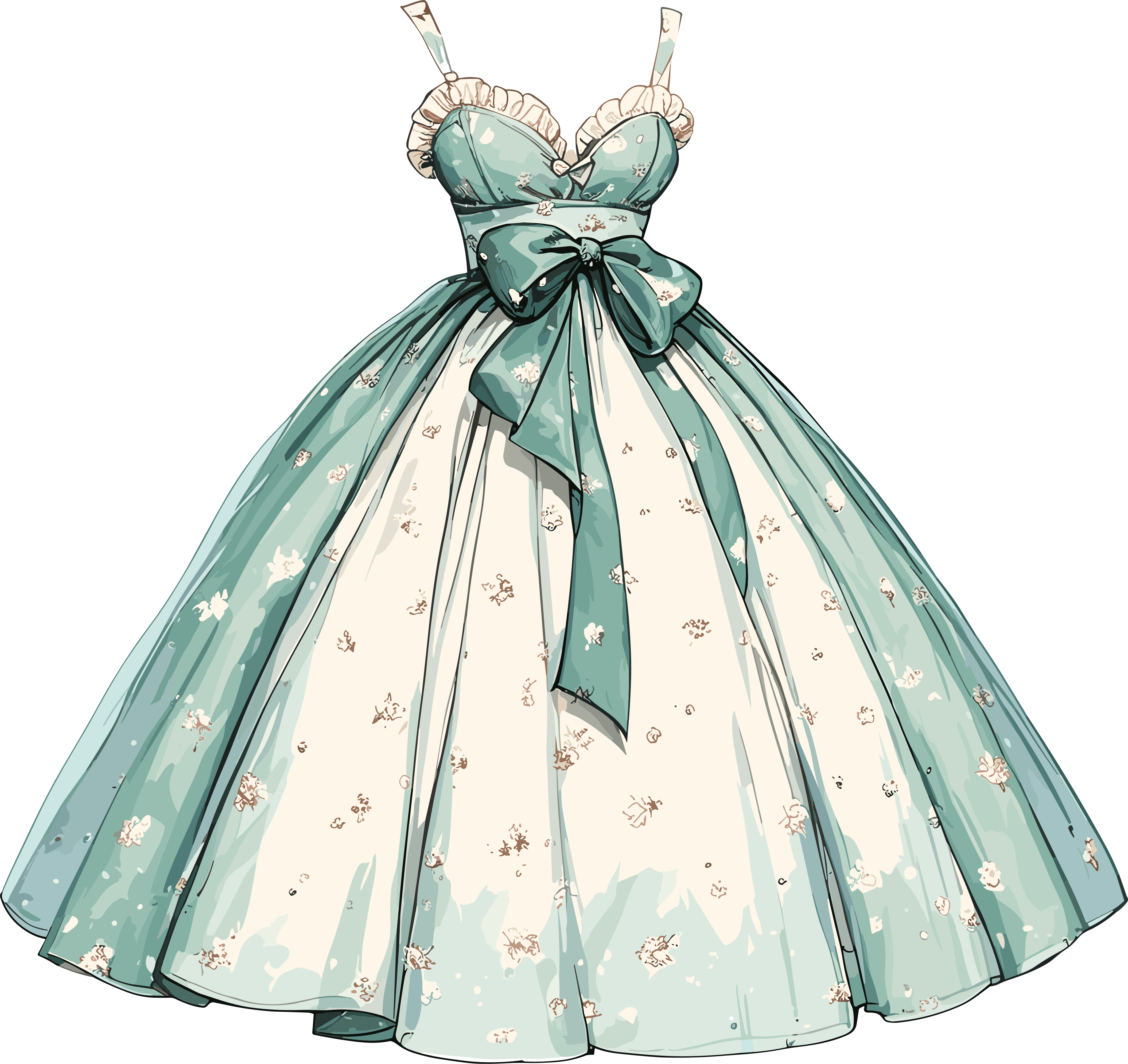 Nostalgic dress planner elements