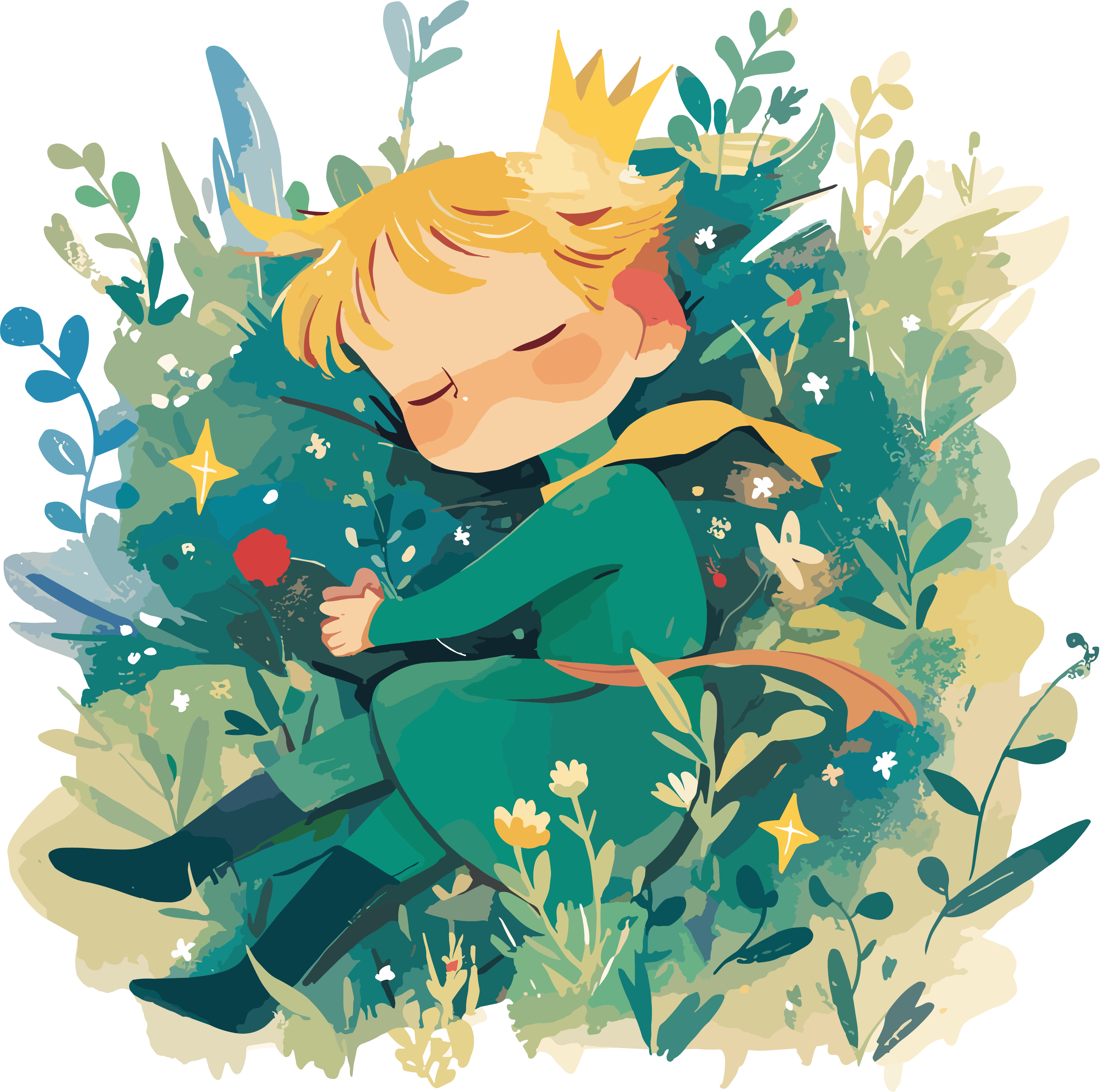 The Little Prince transparent background illustration