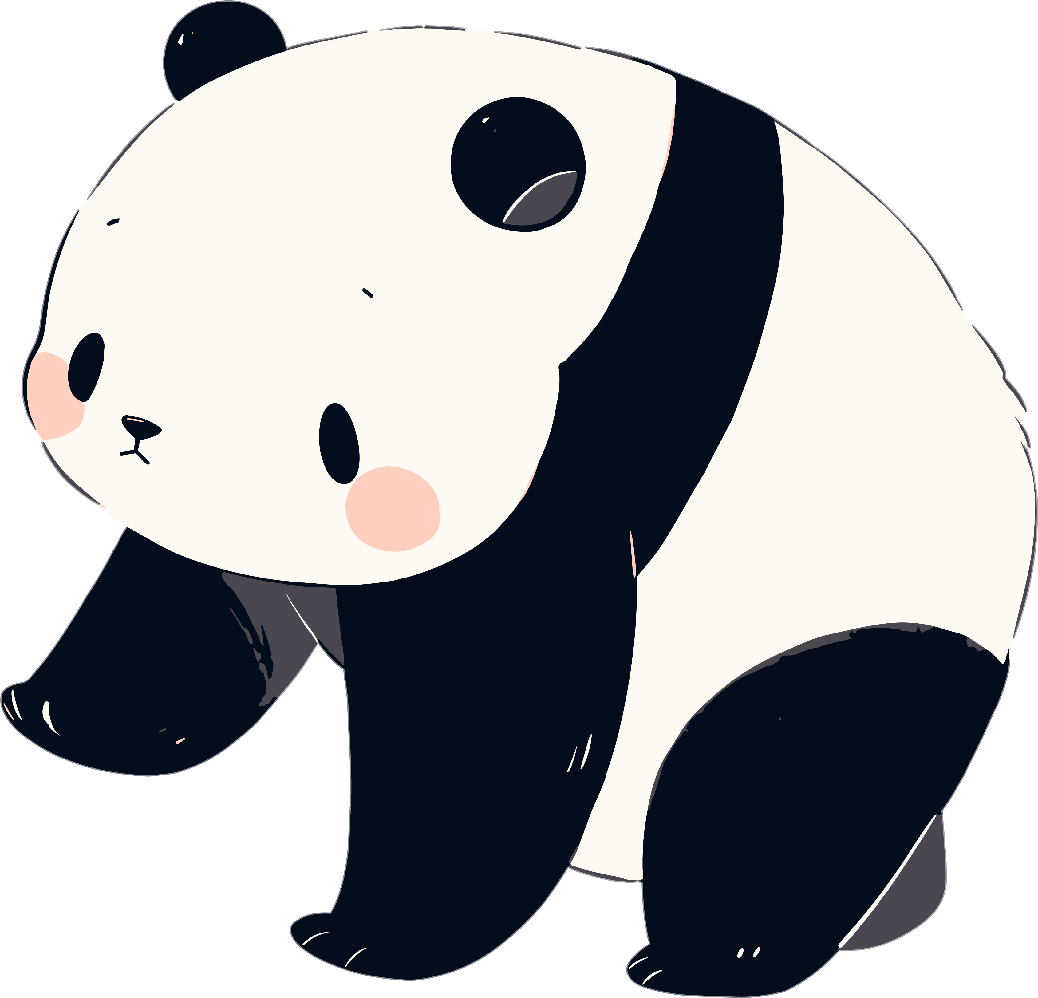 Panda Sketch Material