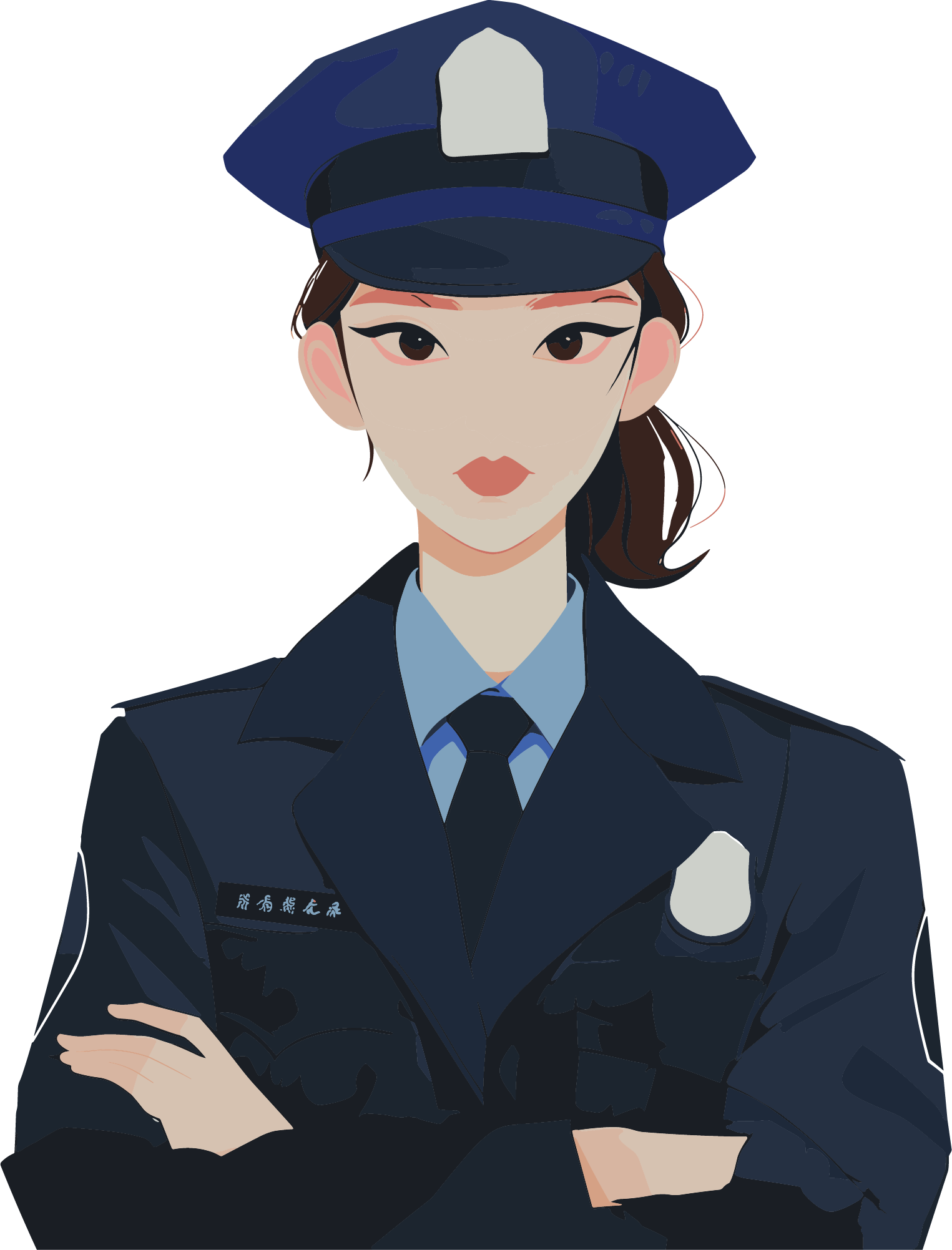 Police Business Illustration