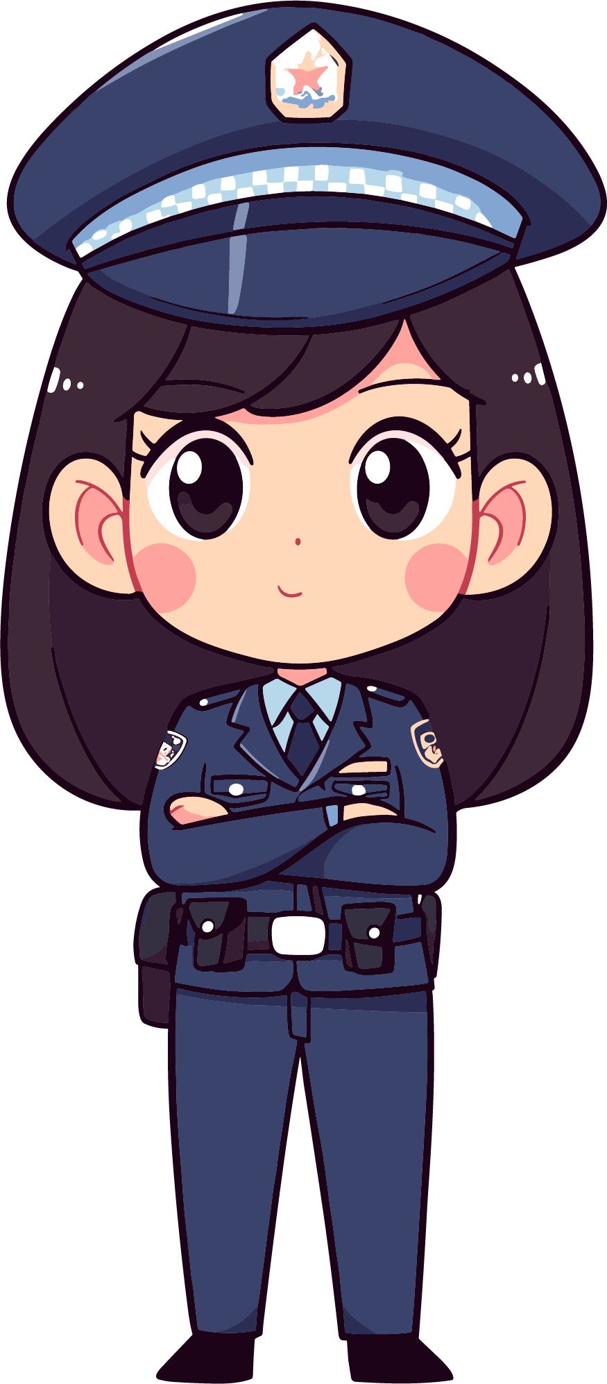 Police commercial graphic materials