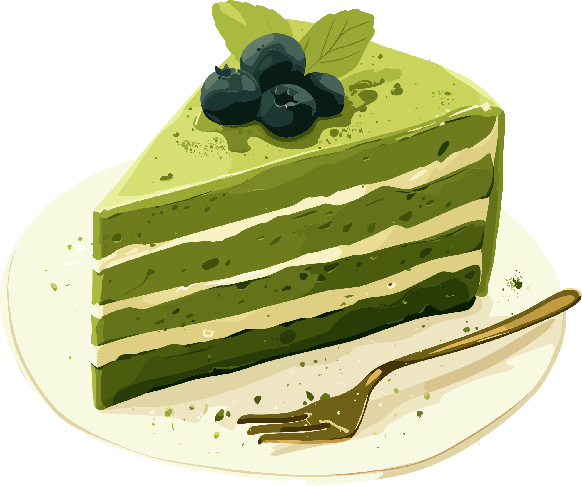 Dessert Matcha Cake Ingredients