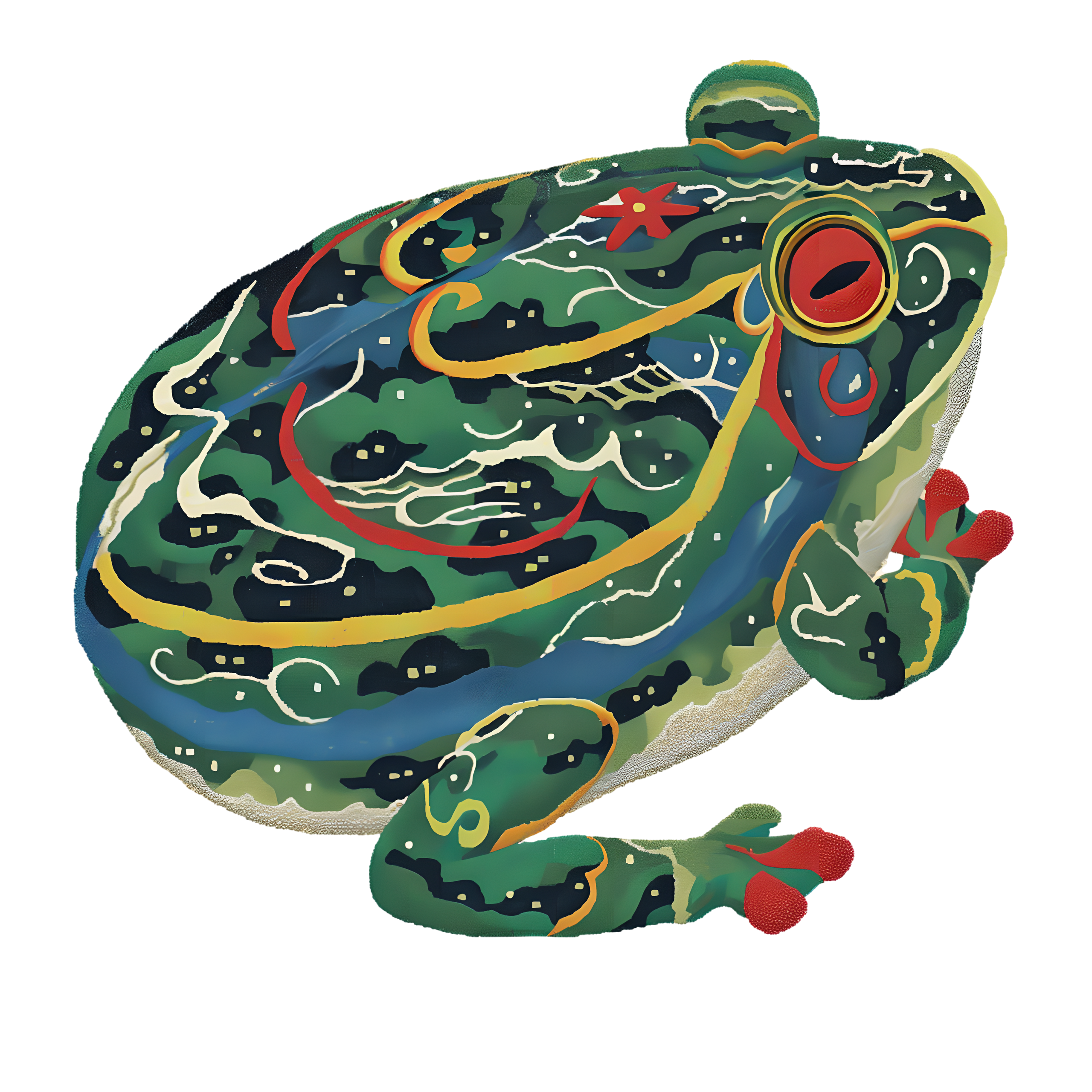 Frog Toy Vintage Material