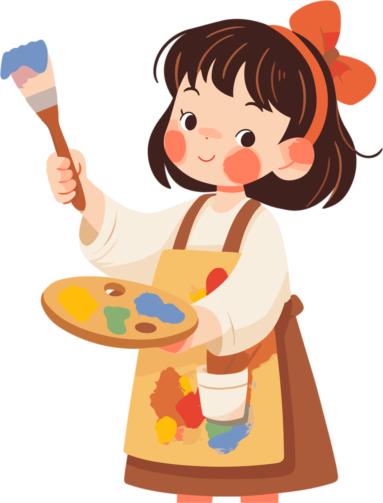 Children's drawing commercial materials