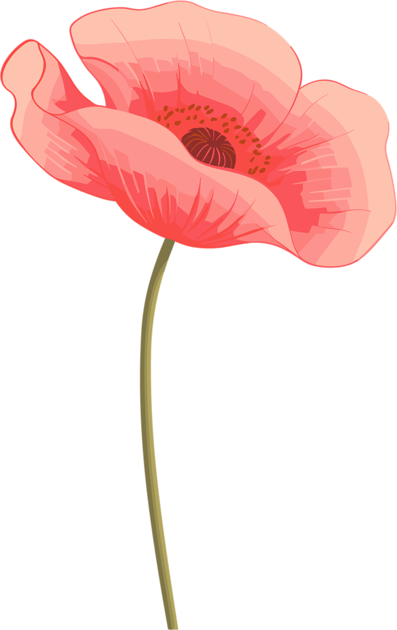 Anti-drug poppy petal element